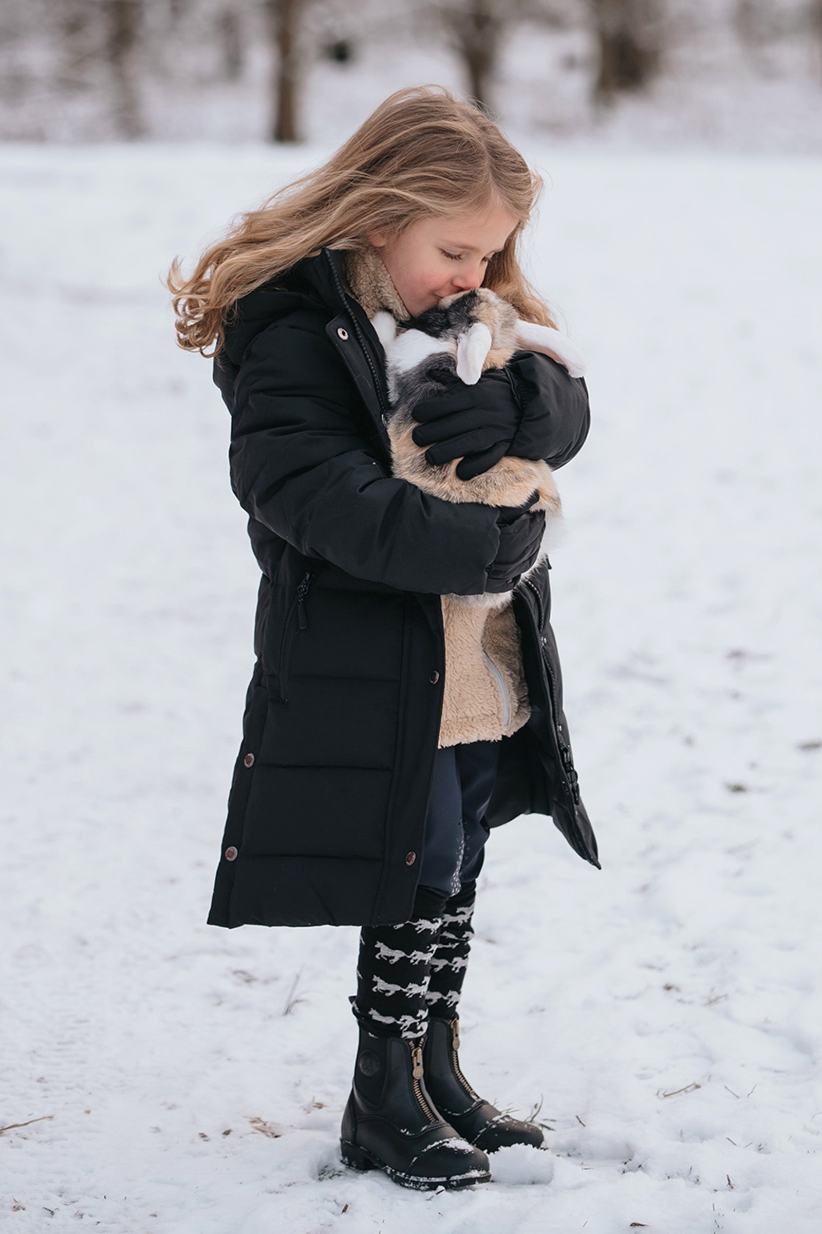 Mountain Horse Irma manteau long matelassé pour enfants Vêtements d'équitation enfant