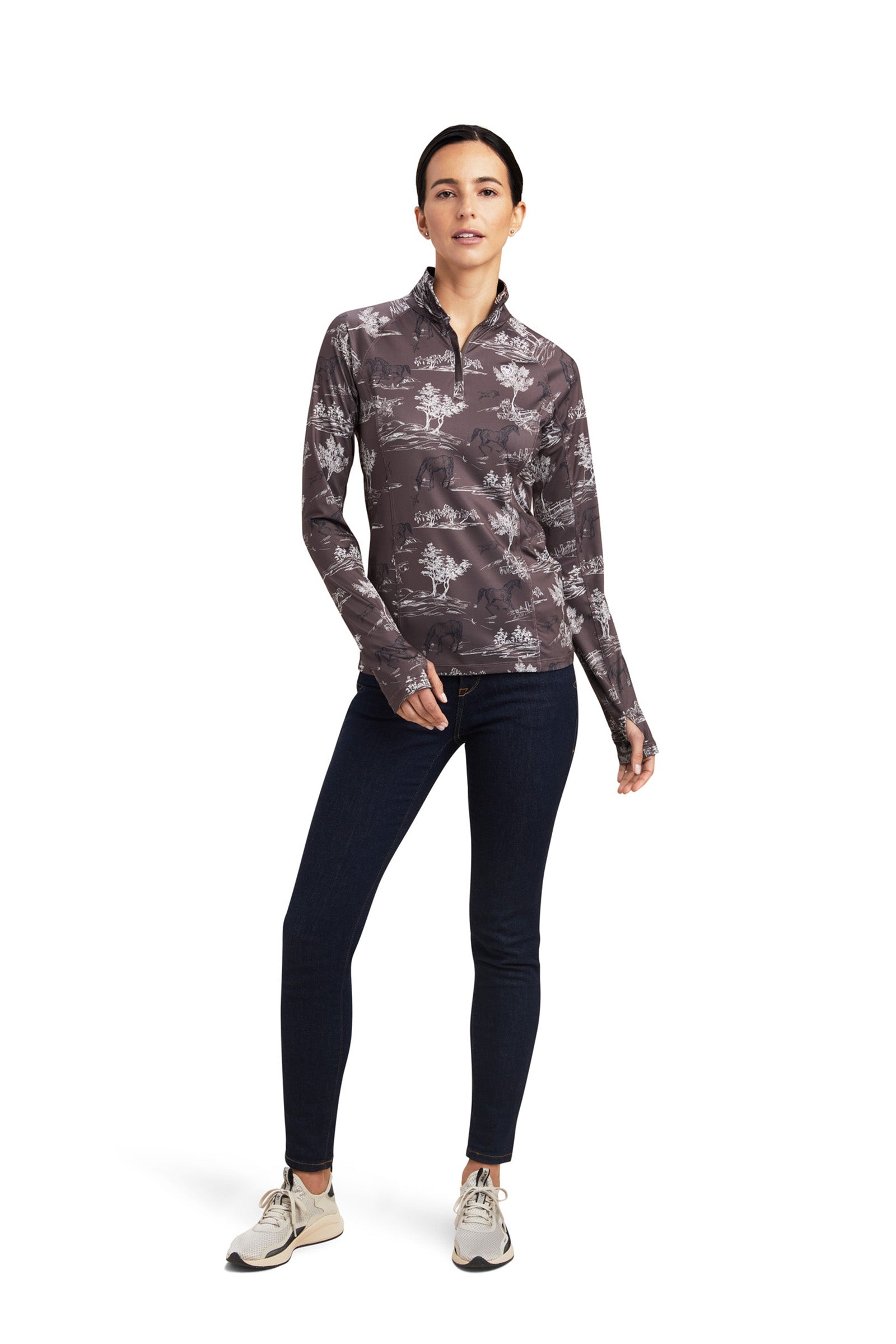 Ariat AriatLowell 2.0 1/4 Zip Baselayer Vêtements d'équitation femme