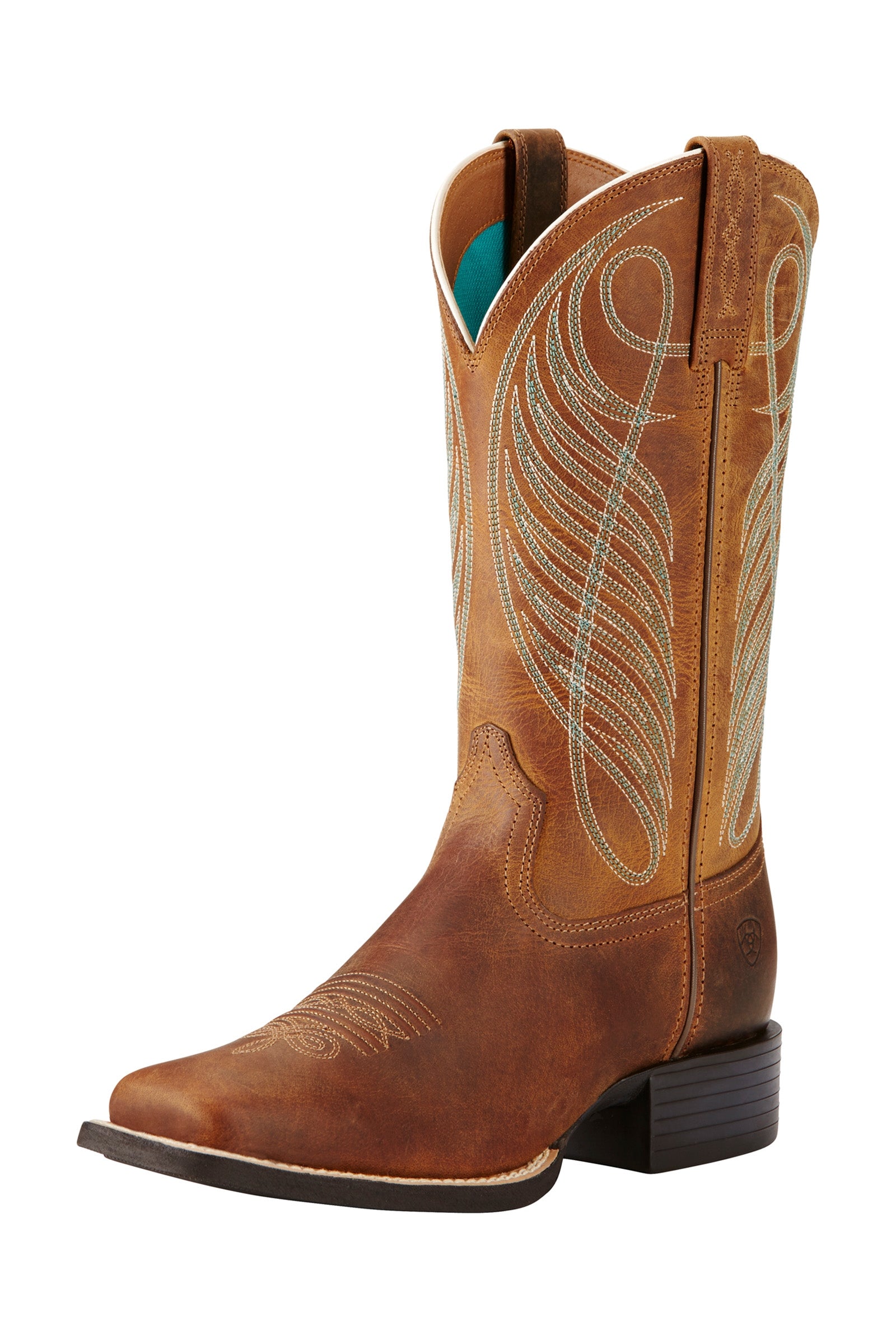 Ariat Round Up Wide Square Toe bottes western pour femmes Bottes d'équitation & chaps