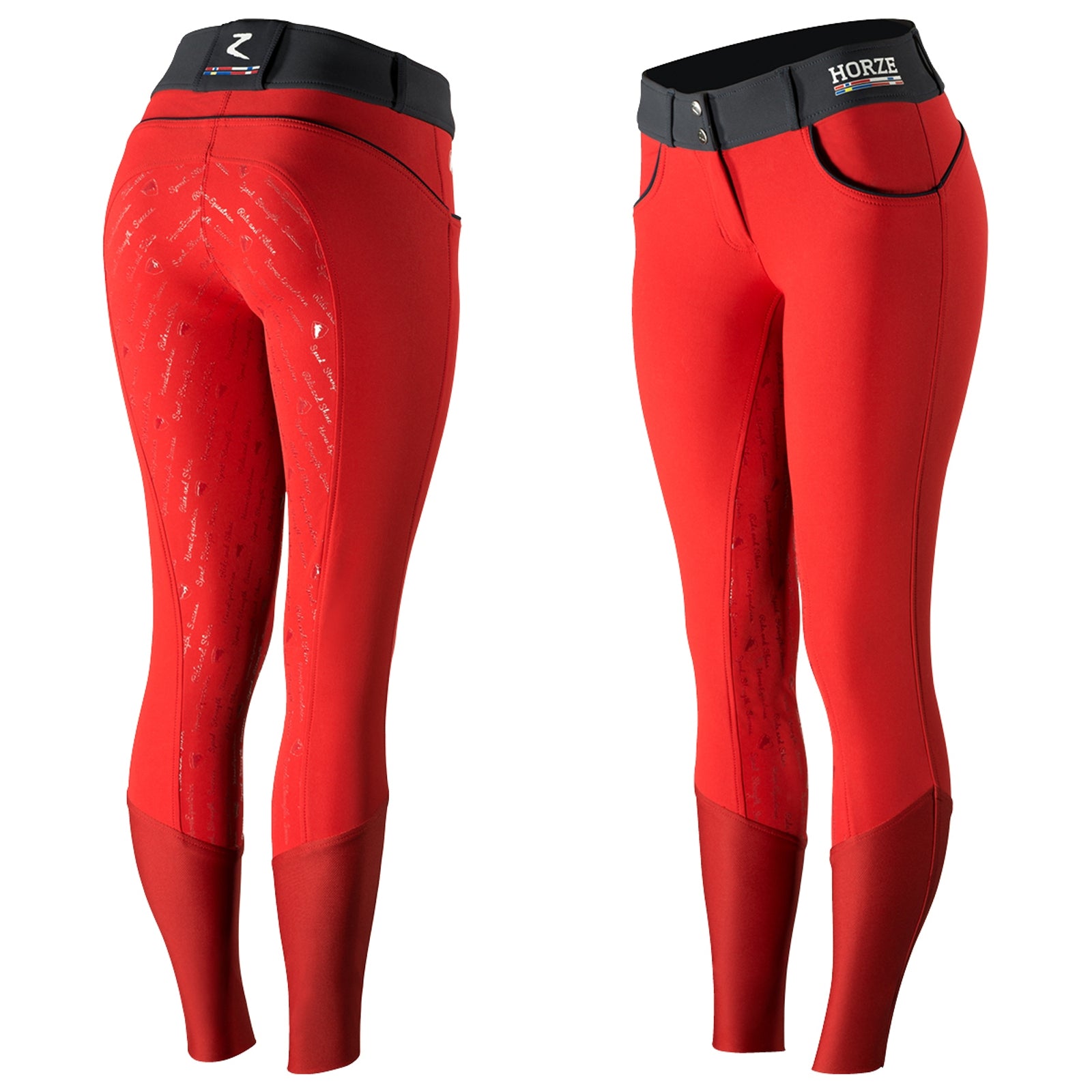 Horze Nordic Performance pantalon d’équitation femme à fond intégral en silicone, UPF 50+ Womens Breeches