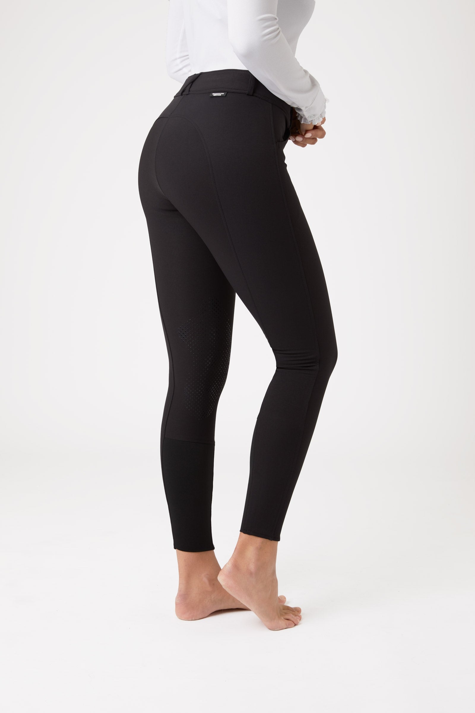 Horze Grand Prix pantalon d’équitation femme avec grip silicone aux genoux, UPF 50+ Womens Breeches