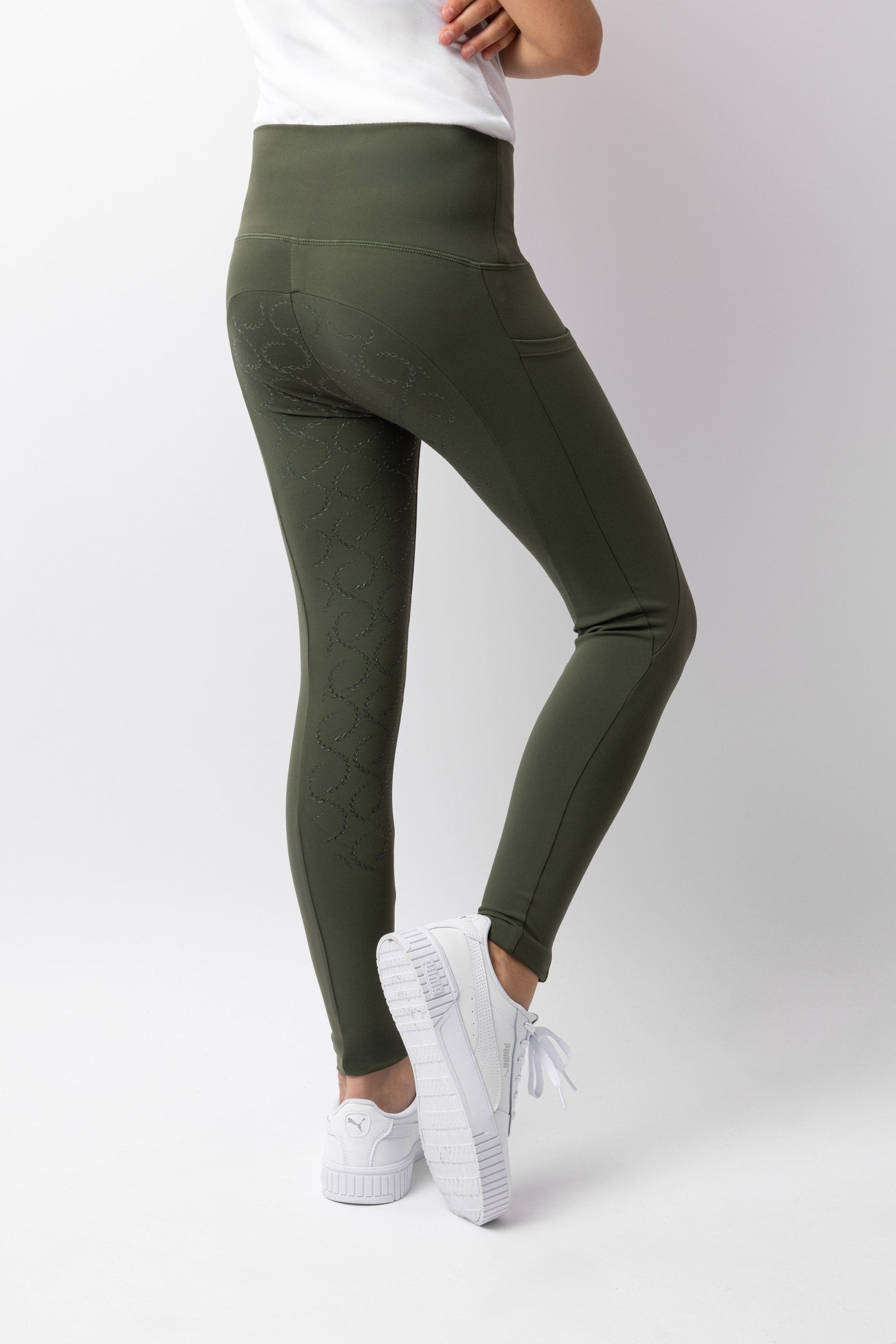 Horze Gillian Kids´ Full Seat Compression Tights Kids Apparel