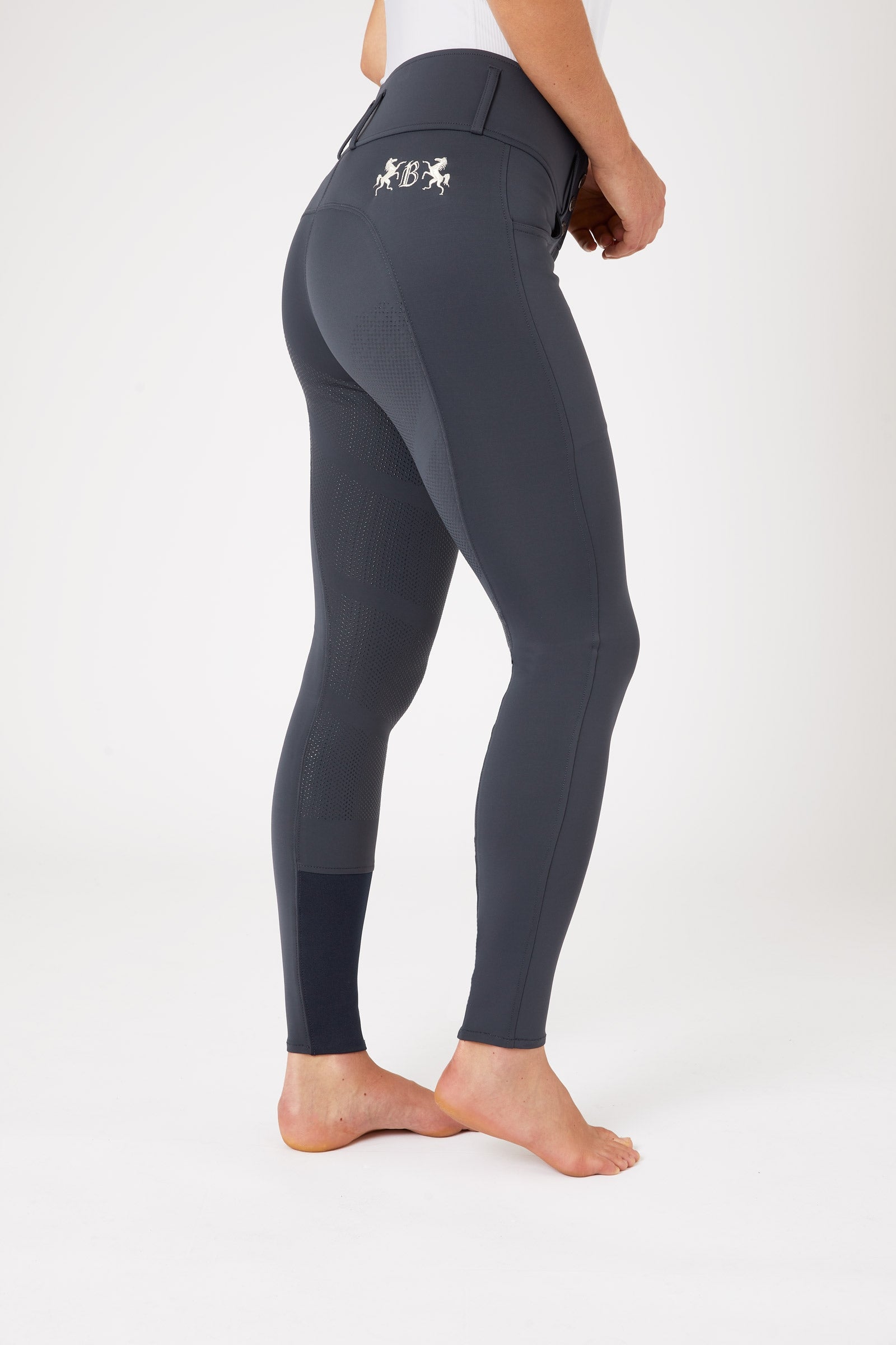 B Vertigo Meghan pantalon d'équitation femme taille haute à fond intégral UPF 50+ Womens Breeches