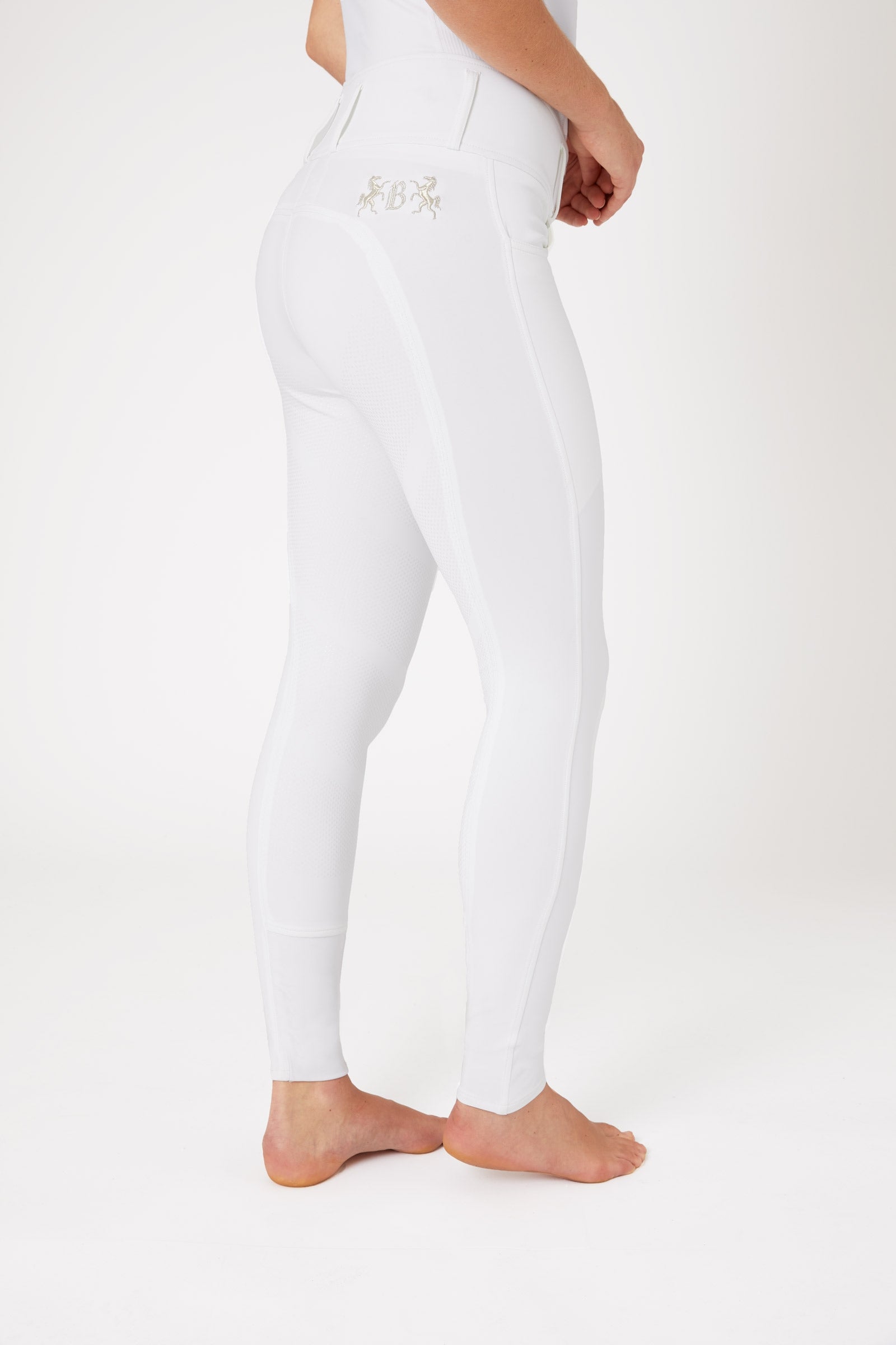 B Vertigo Meghan pantalon d'équitation femme taille haute à fond intégral UPF 50+ Womens Breeches