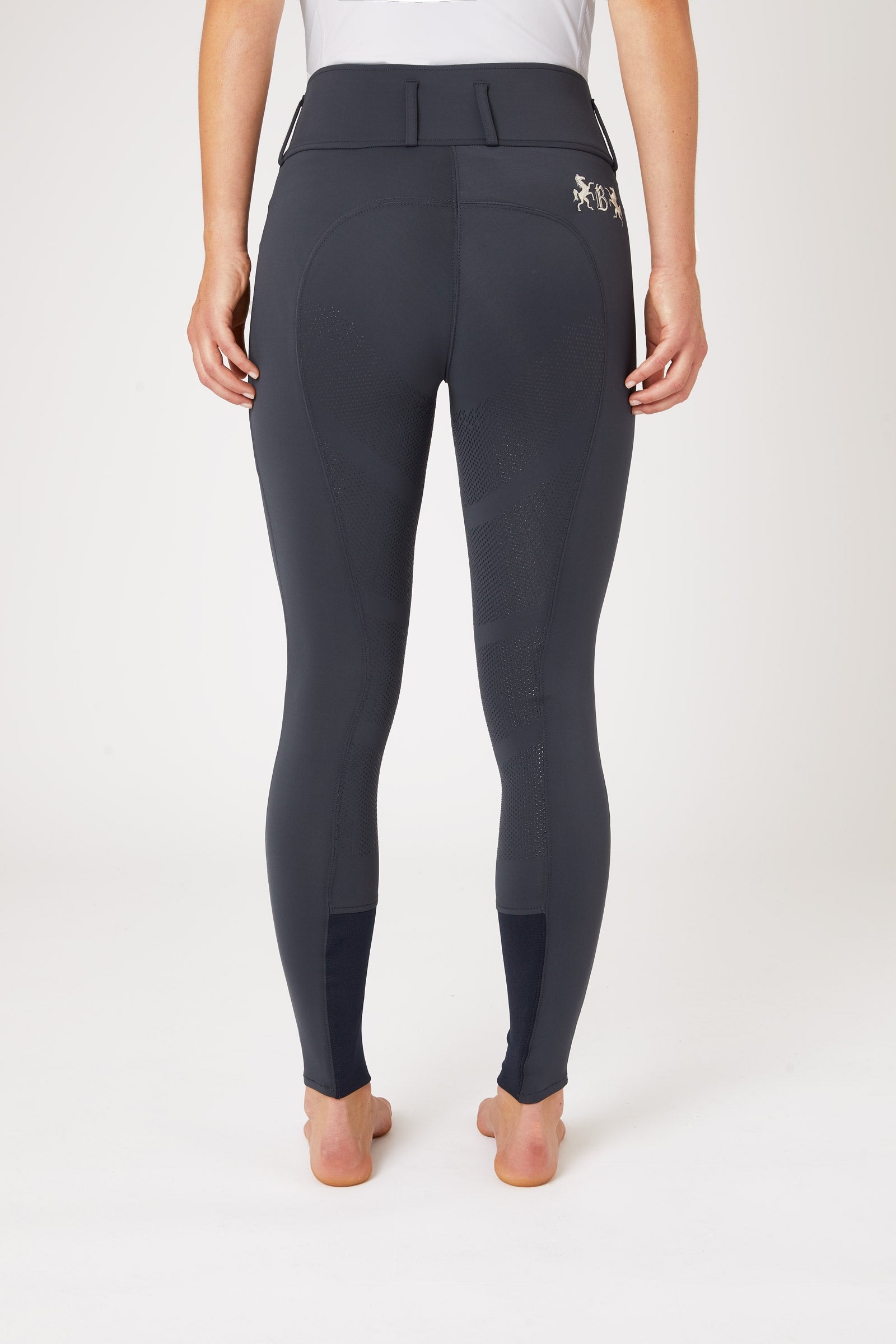 B Vertigo Women's Meghan High Waist Full Seat Breeches UPF 50+ Womens Breeches
