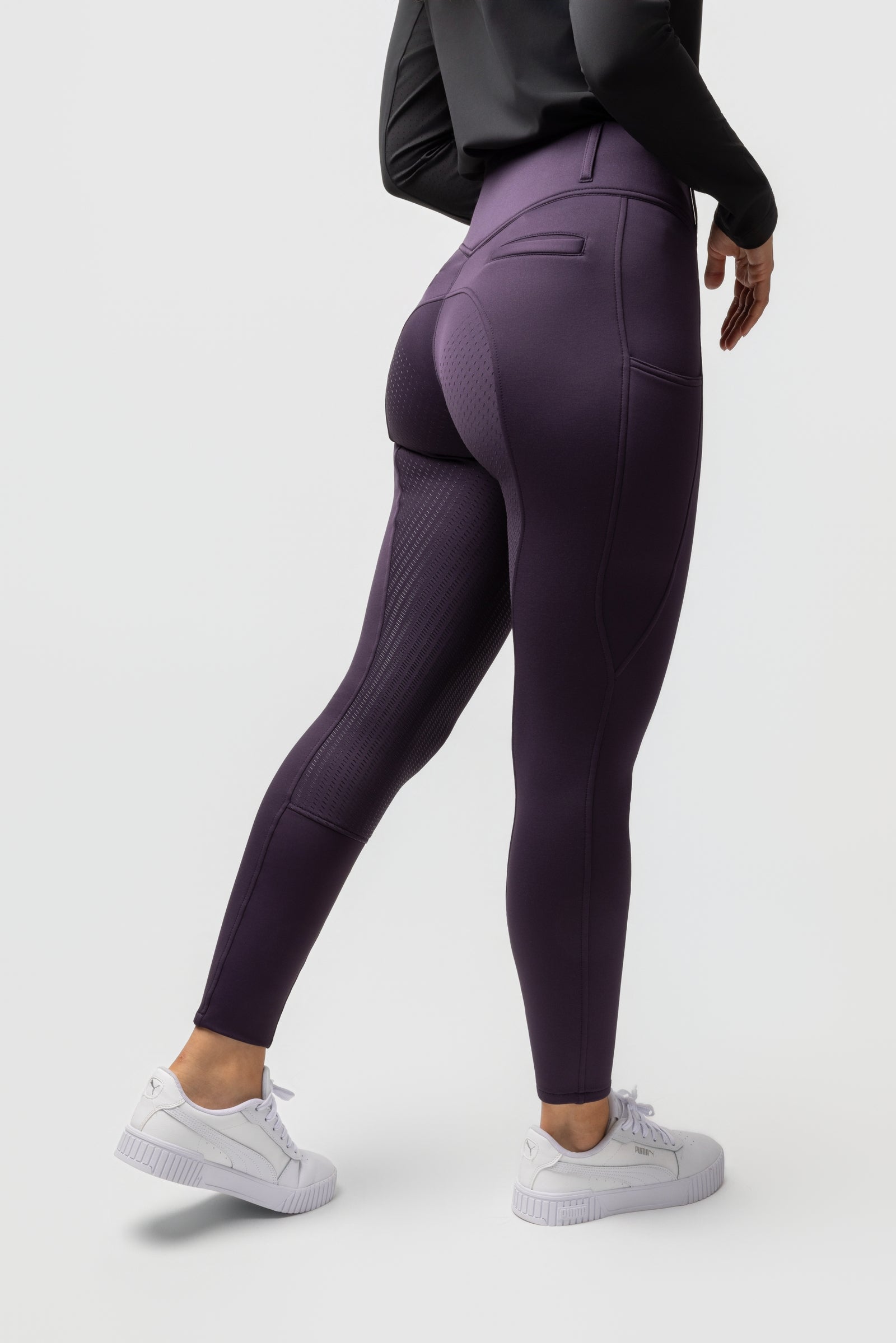 Horze Pantalon d'équitation Thermique Fond intégral Mira, femme Vêtements d'équitation femme