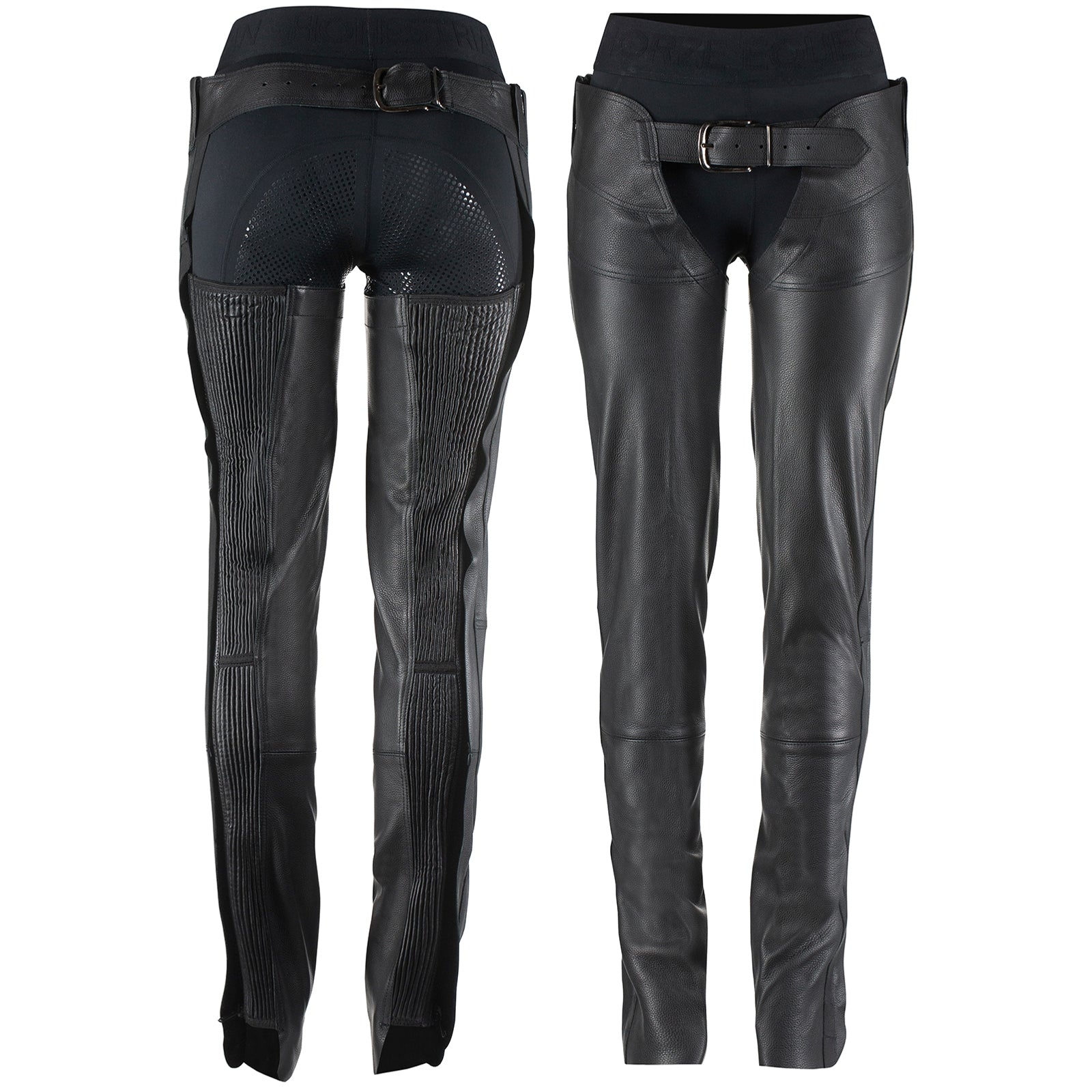 Horze Blake Chaps longue en cuir Bottes d'équitation & chaps