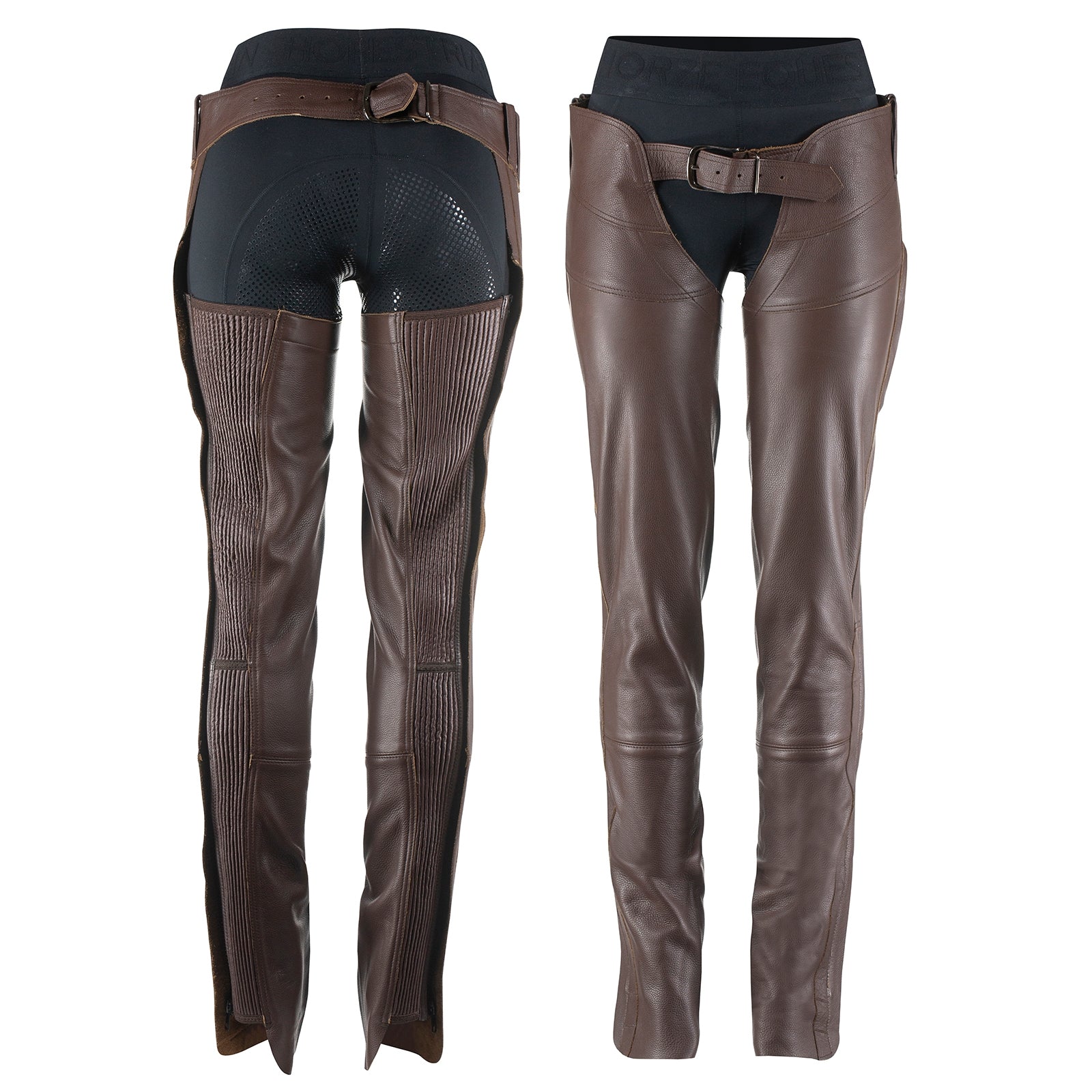 Horze Blake Chaps longue en cuir Bottes d'équitation & chaps