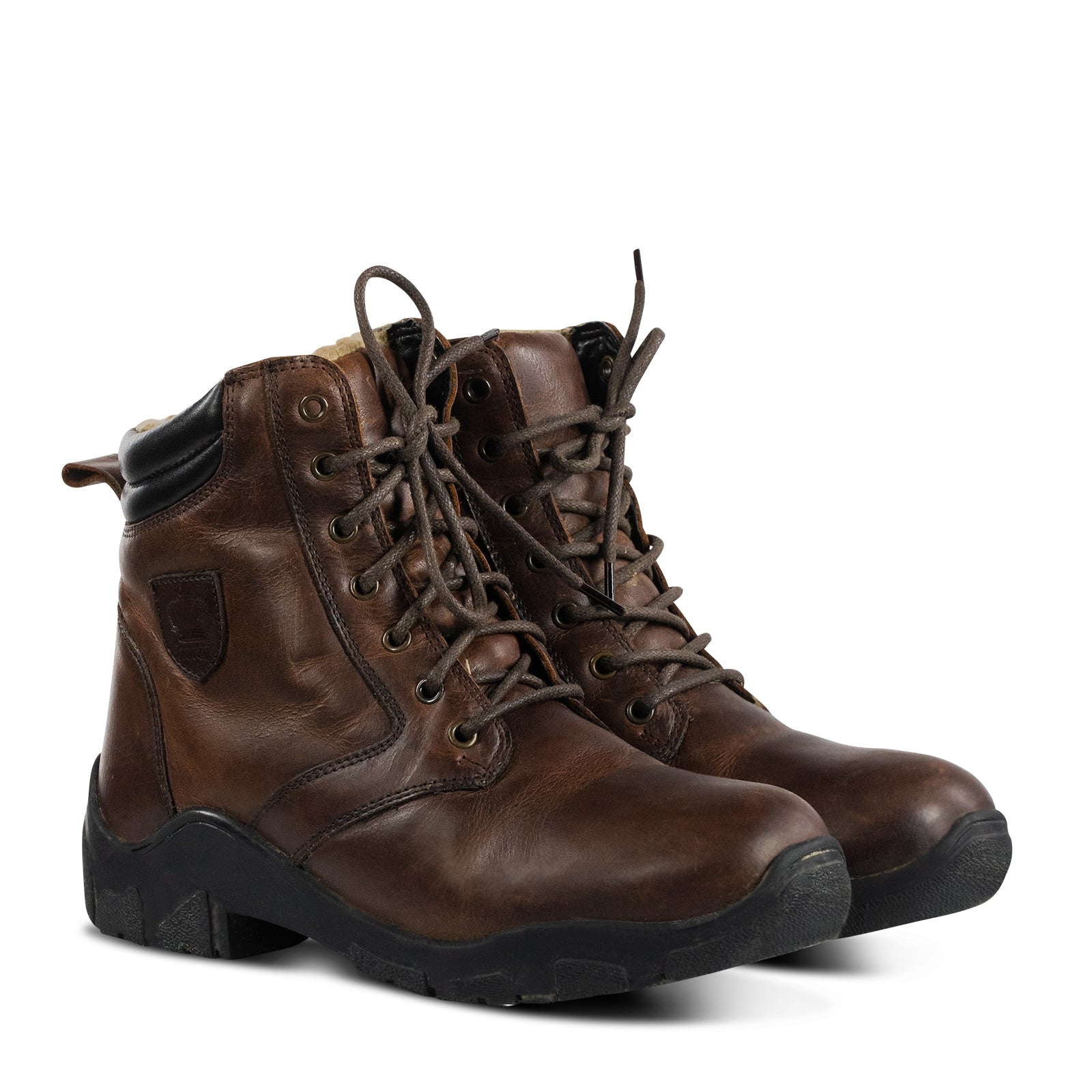 Horze Bottines Jodhpurs Cuir pour l'hiver Chamonix, femme Bottes d'équitation & chaps