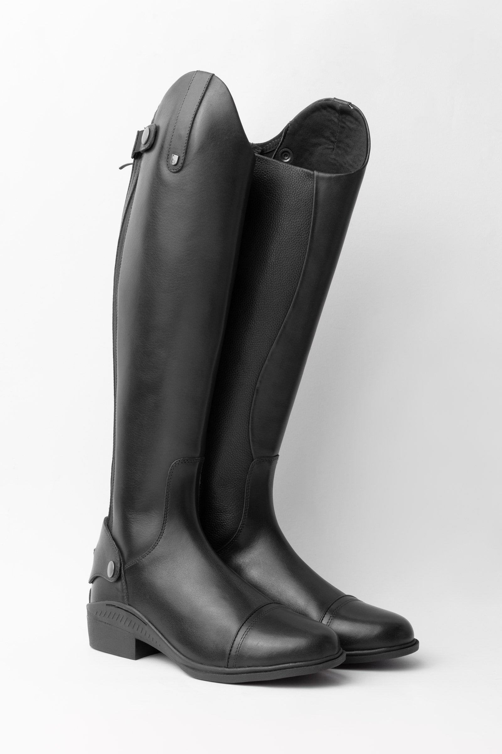Bottes d'équitation cuir Horze Genève, femme noires – horze