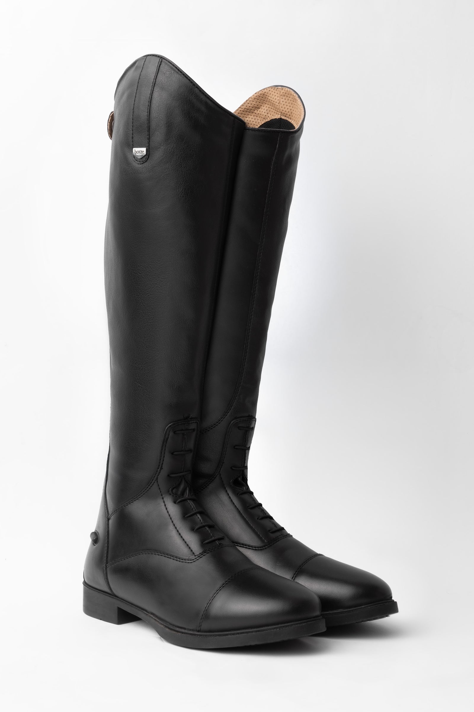 Horze Rover bottes style campagne – Noir, cuir PU – horze