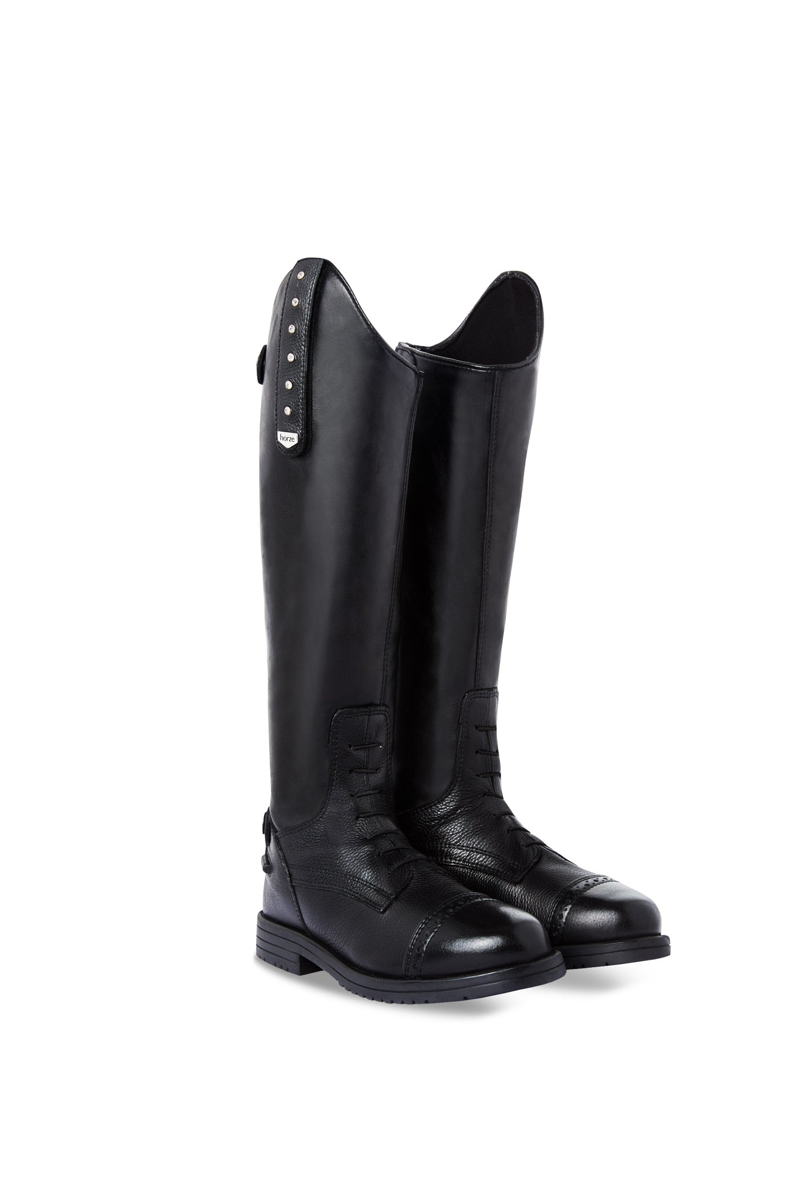 Horze Bottes Portland, enfant, avec cristaux Bottes d'équitation & chaps