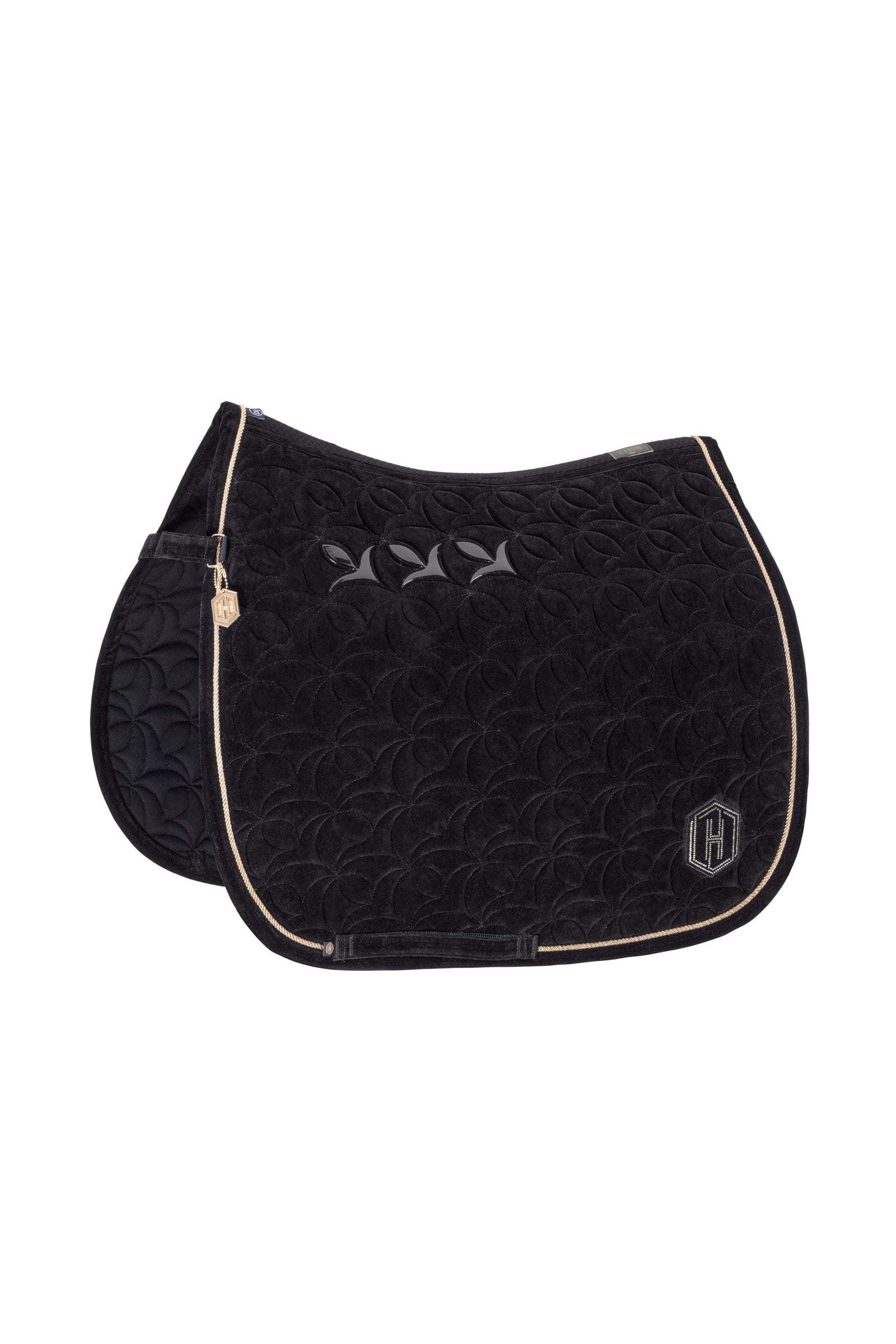 Eskadron Heritage AW24 Velour Emblem Tapis de selle de dressage Tapis de selle