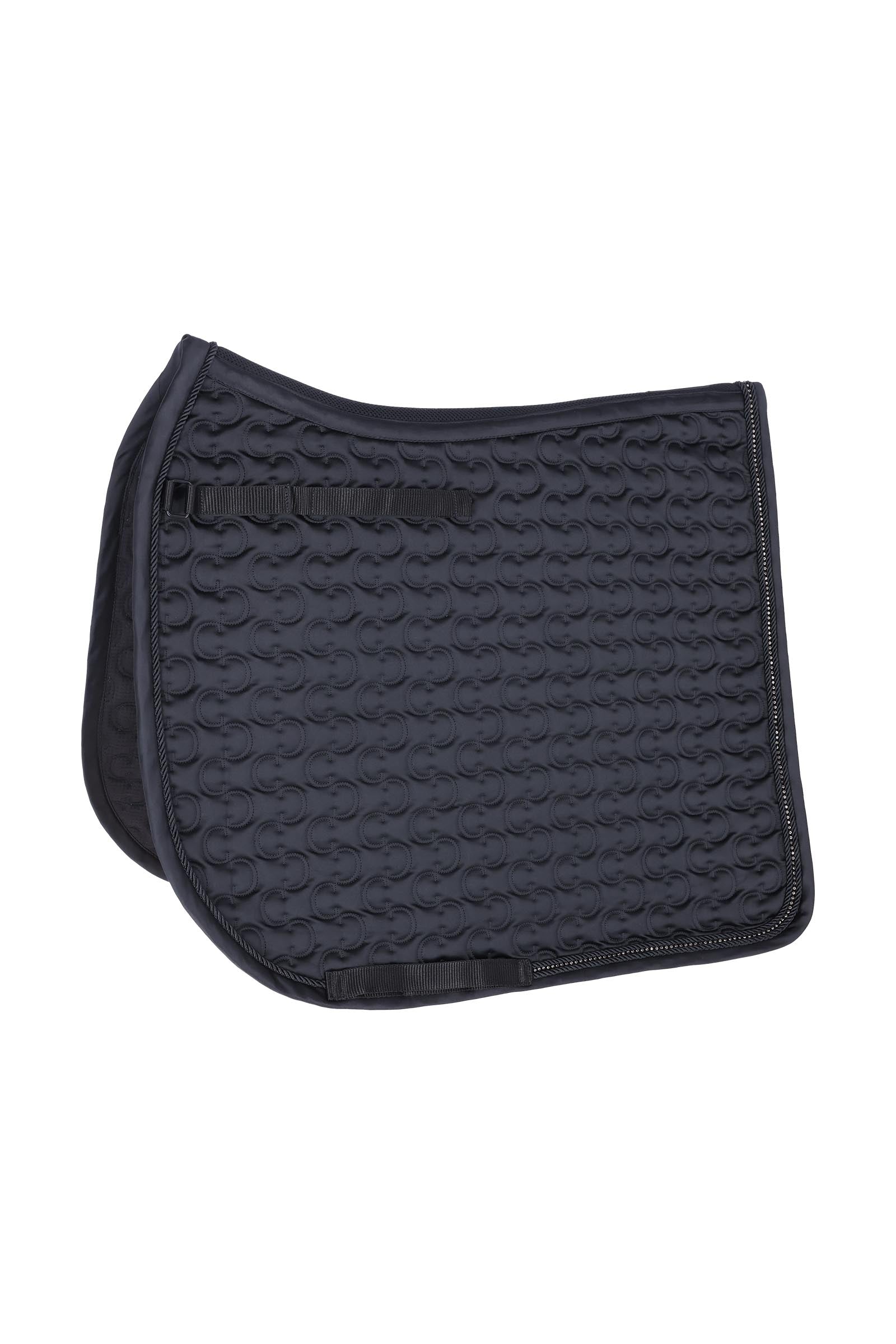 Covalliero Tapis de Selle Dressage avec Appliqués Pailletés Tapis de selle