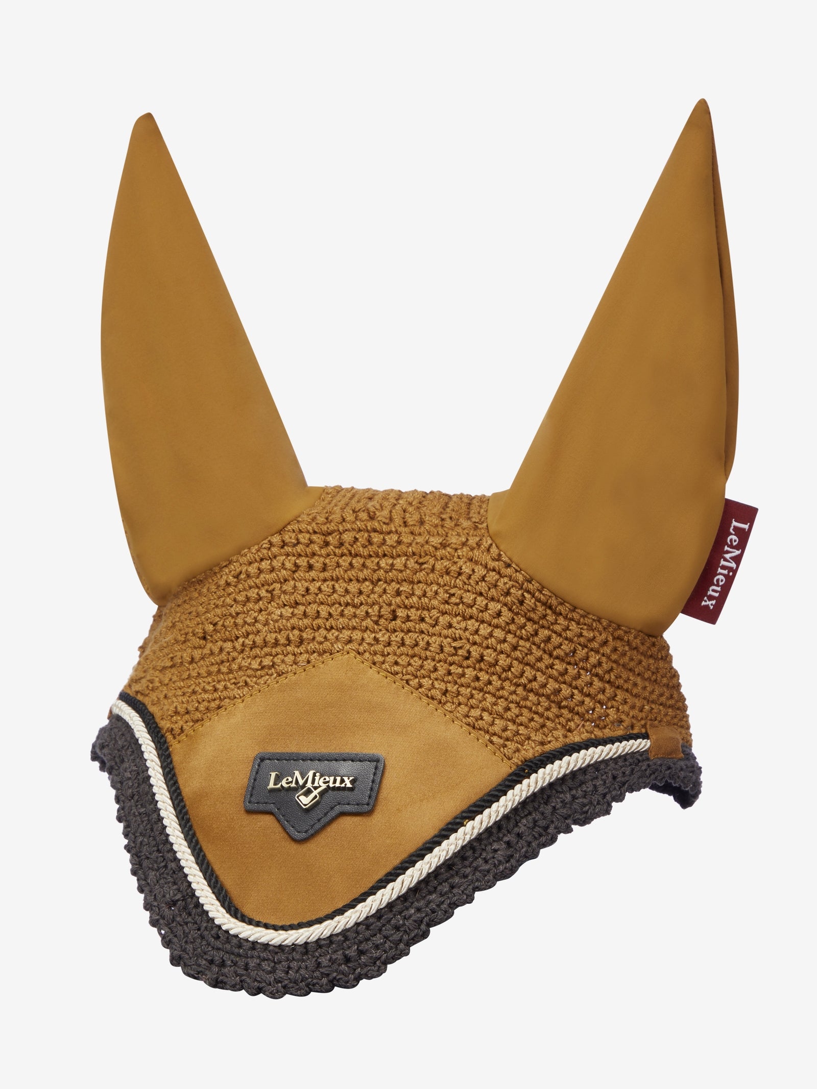 LeMieux Loire Bonnet anti-mouches en satin Tapis de selle