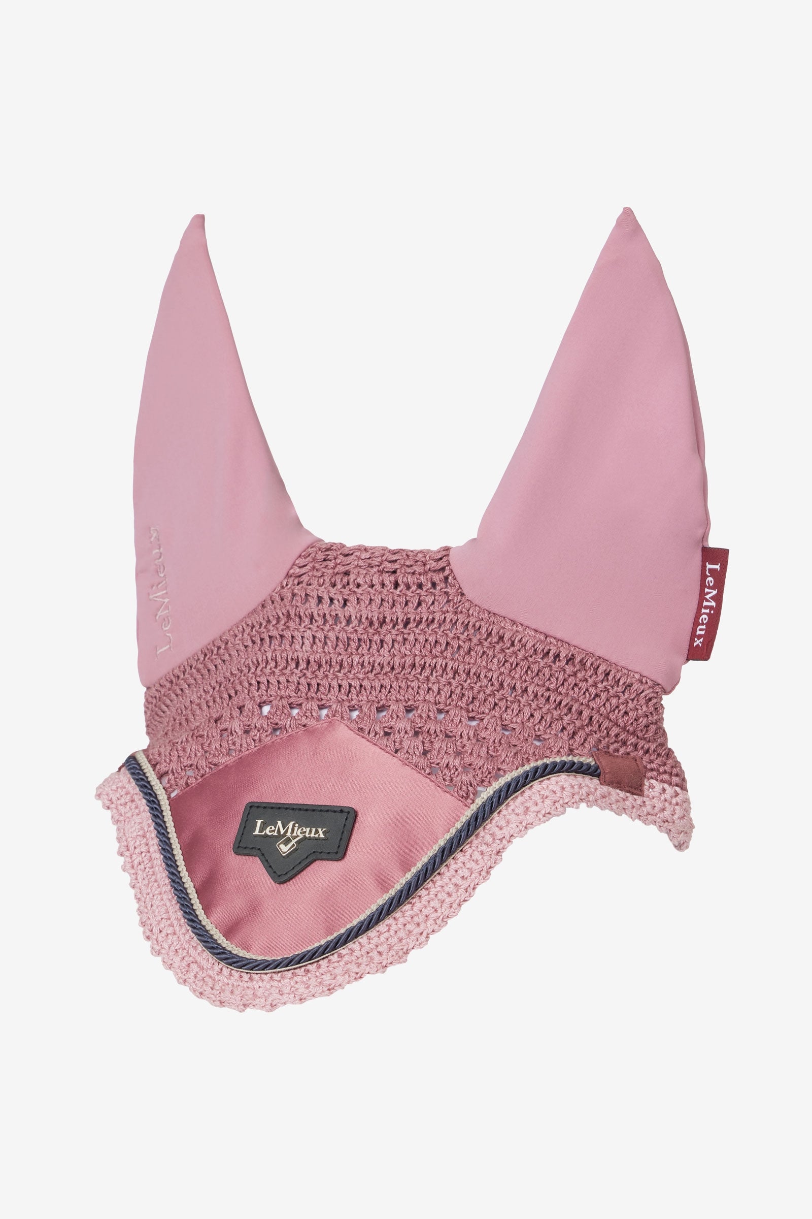 LeMieux Loire Bonnet anti-mouches en satin Tapis de selle