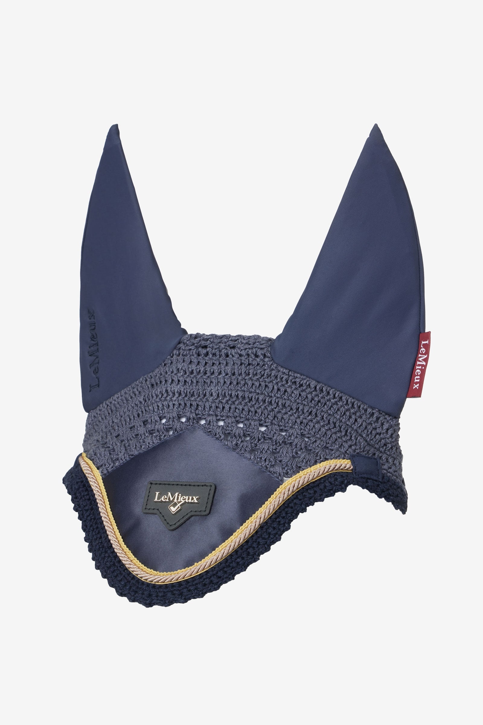 LeMieux Loire Bonnet anti-mouches en satin Tapis de selle