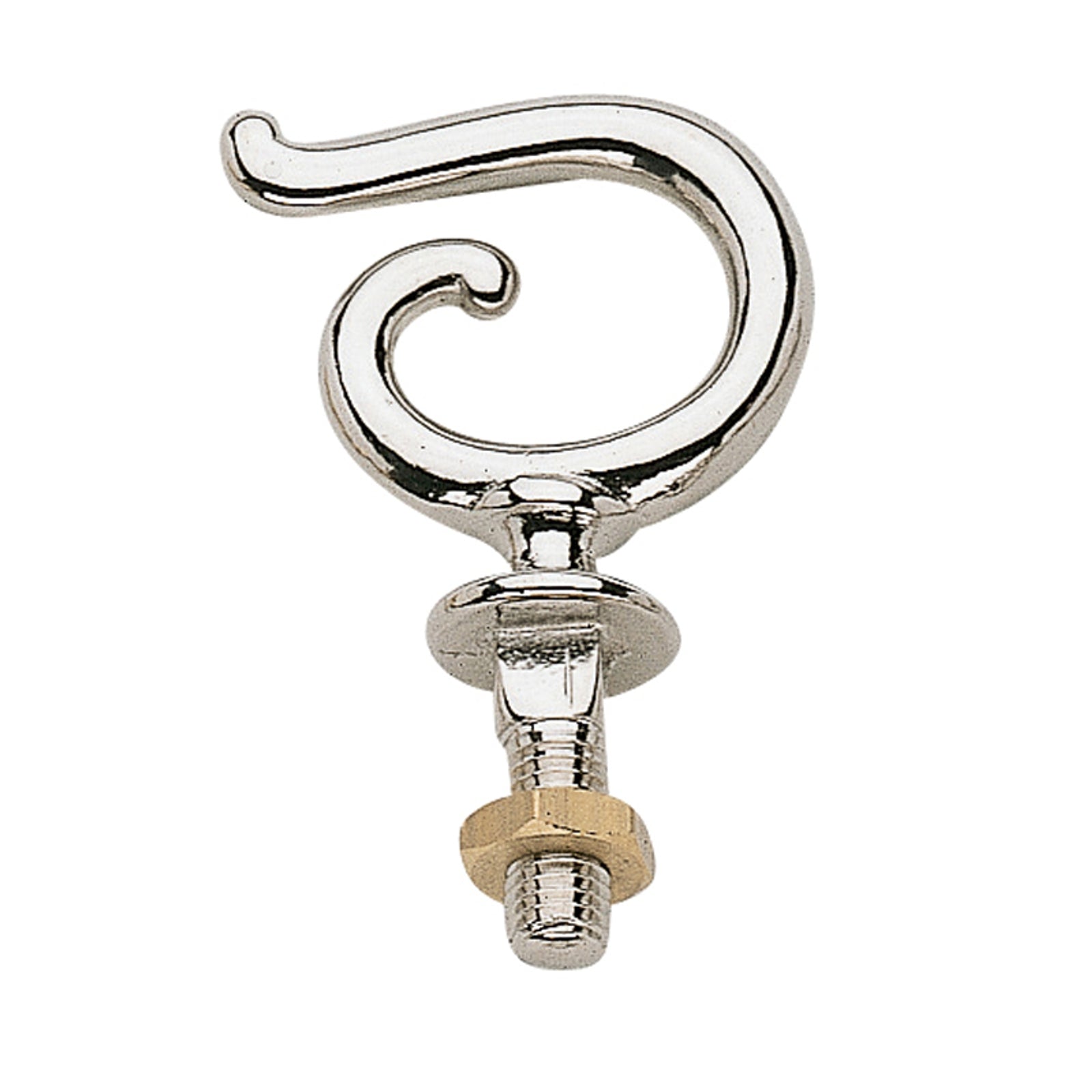 Sprenger Pad hook with nut, German silver Trot attelé