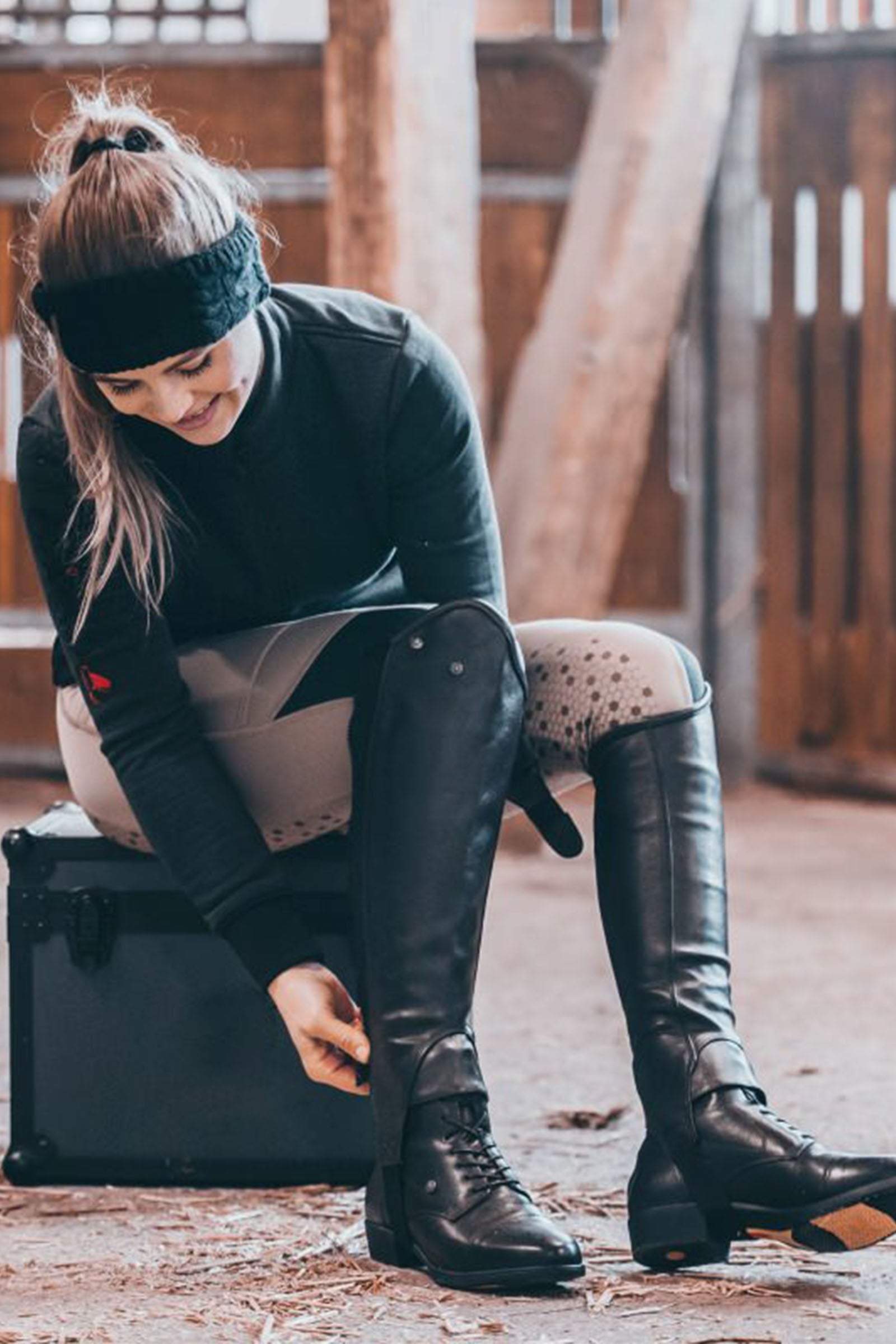 Suedwind Footwear Advanced II BZ Lace Soft Jodhpur Boots with Back Zip and Lace Riding Boots & Riding Shoes