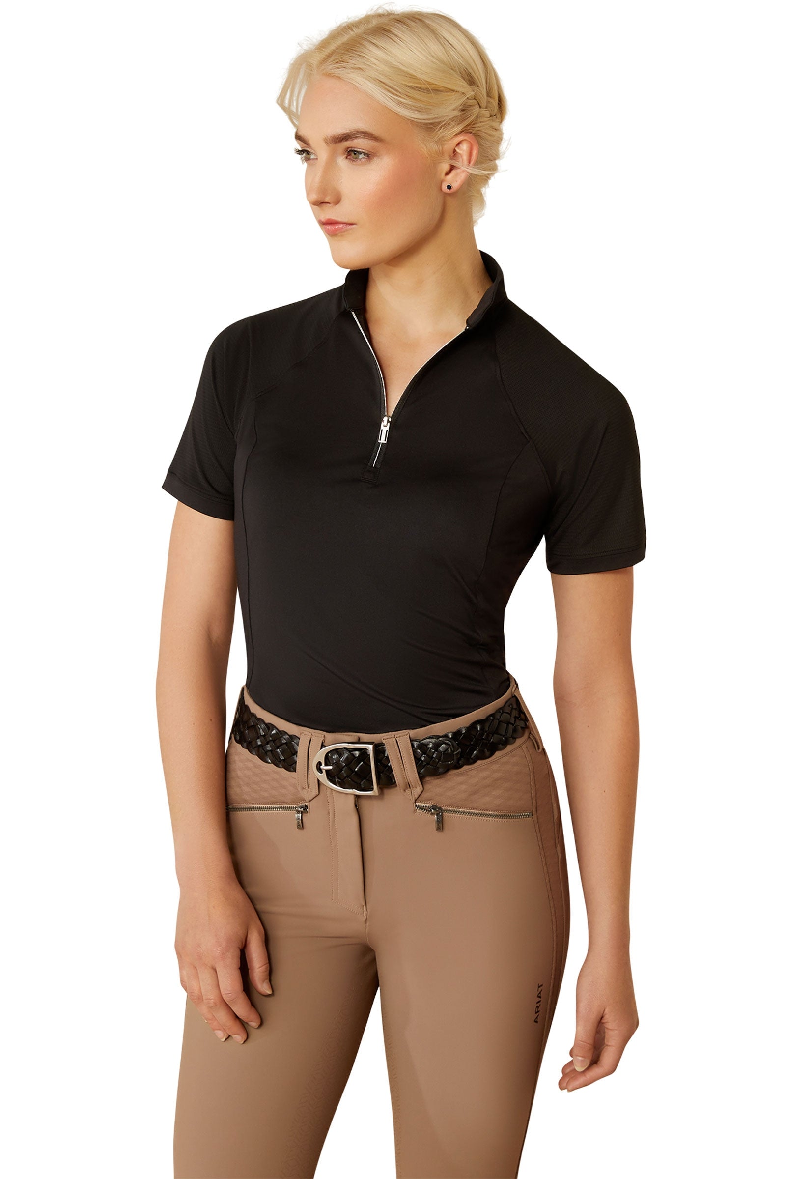 Ariat Soquel sous-vêtement technique pour femme avec 1/4 zip Vêtements d'équitation femme