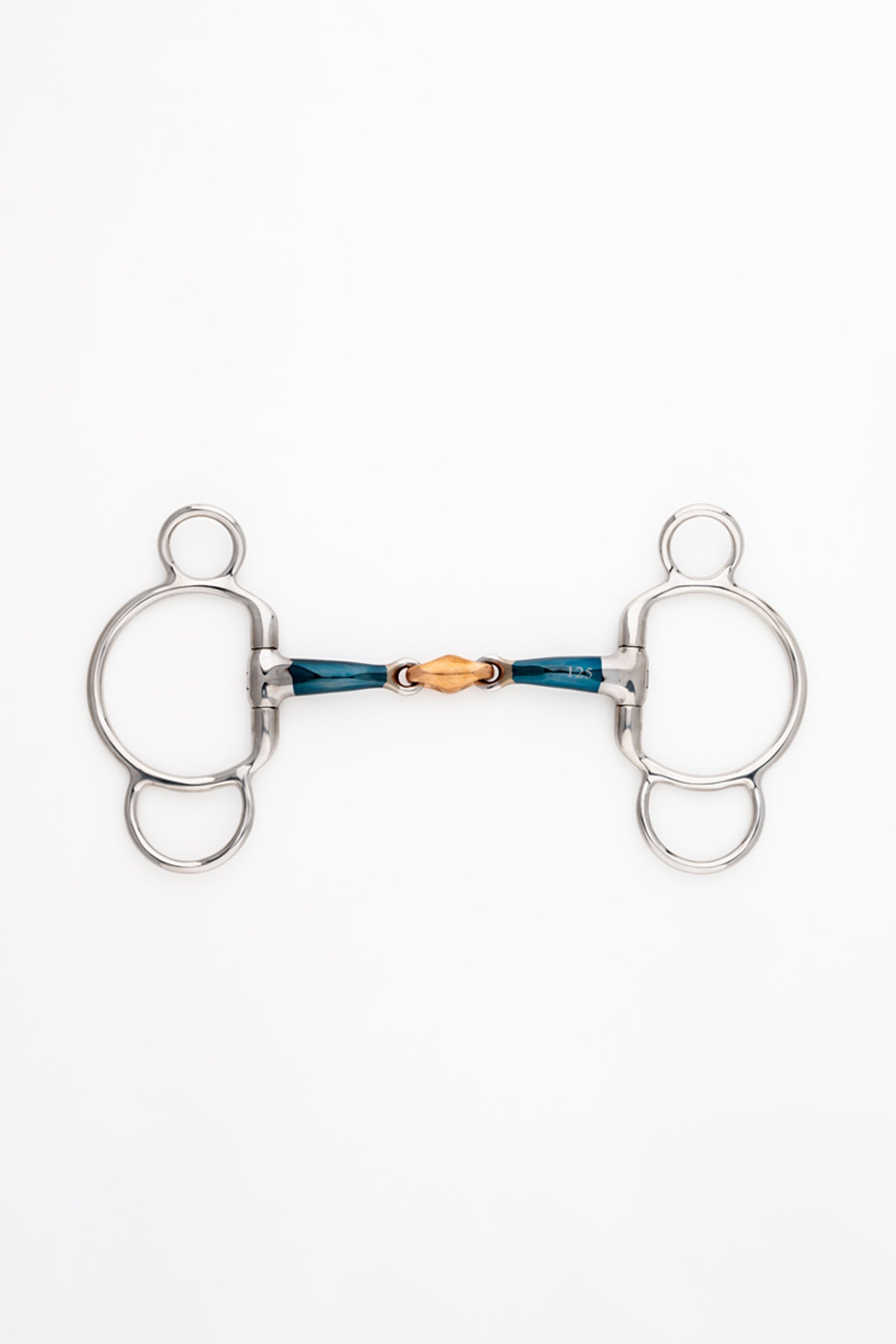 Kavalkade mors 3 anneaux ergonomique, double brisure avec système Lock Up, 14 mm Mors