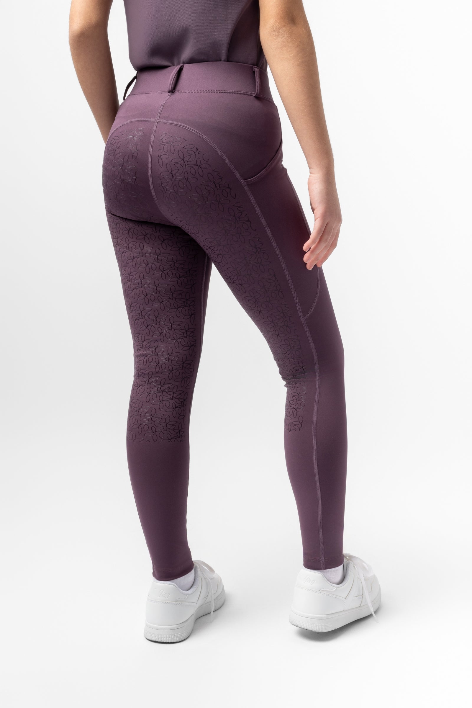 Horze Dea Legging d'équitation enfant à fond intégral Vêtements d'équitation enfant