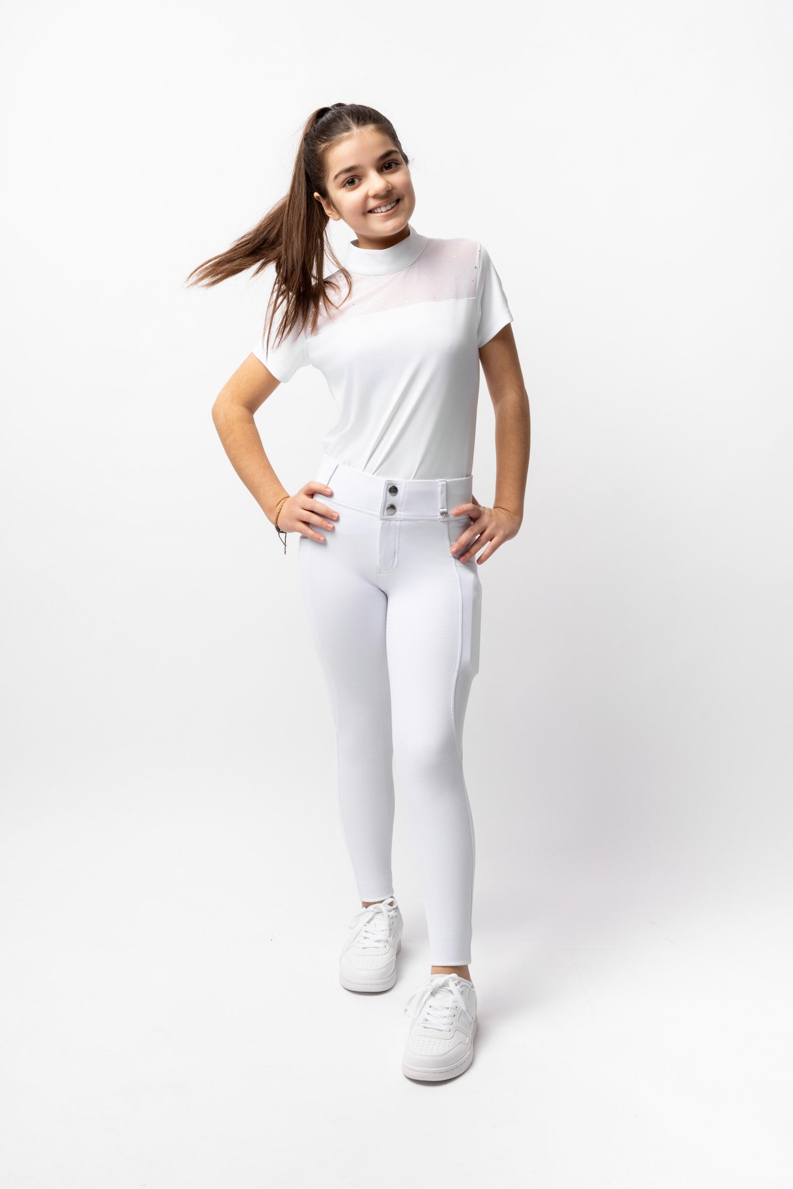 Horze Mira Kids´ Full Grip Breeches Kids Apparel