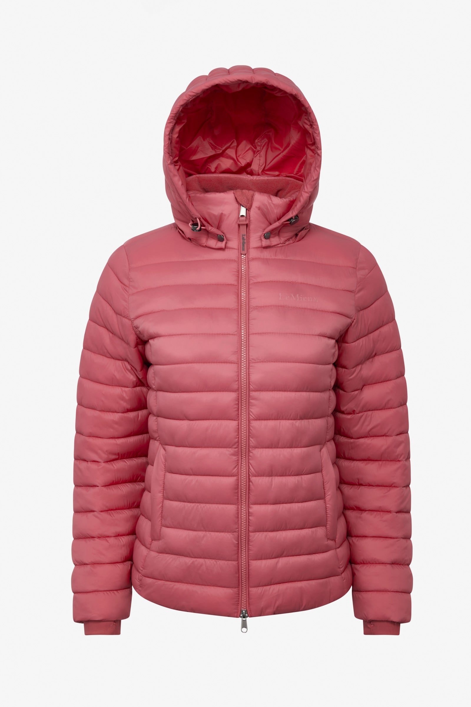 LeMieux Rose veste matelassée à capuche pour femme Vêtements d'équitation femme
