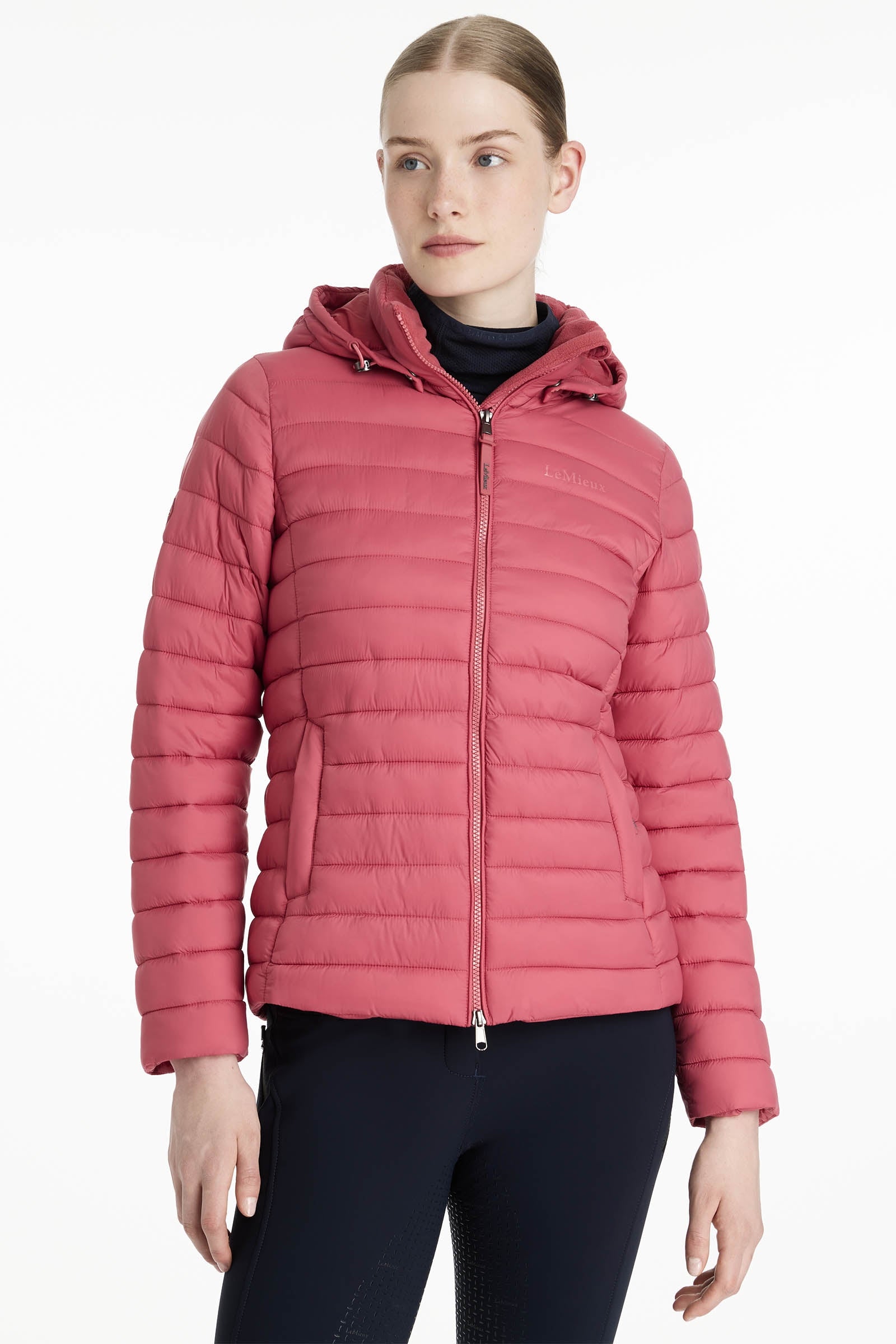 LeMieux Rose Women´s Hooded Puffer Jacket Women’s Riding Clothing