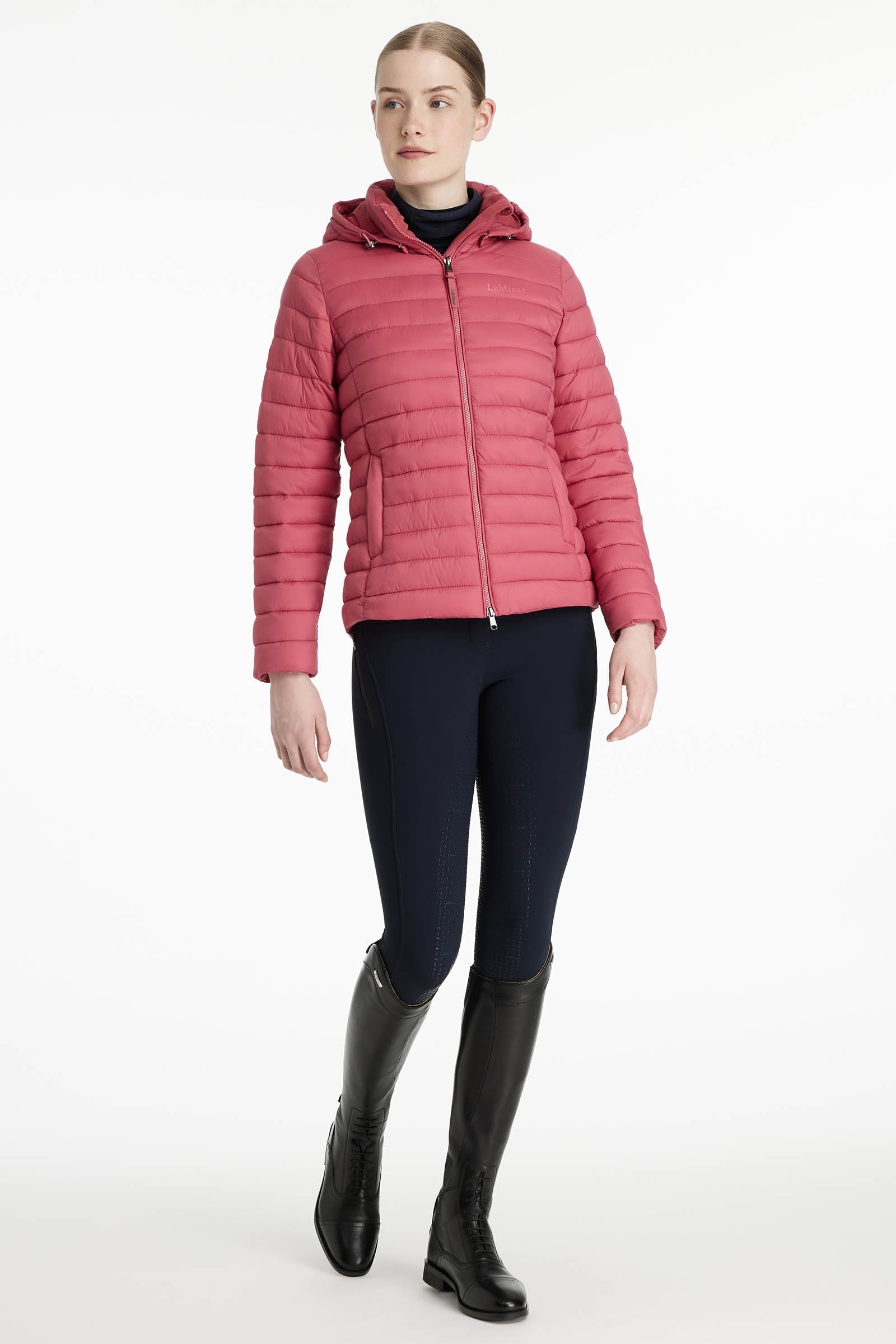 LeMieux Rose Women´s Hooded Puffer Jacket Women’s Riding Clothing