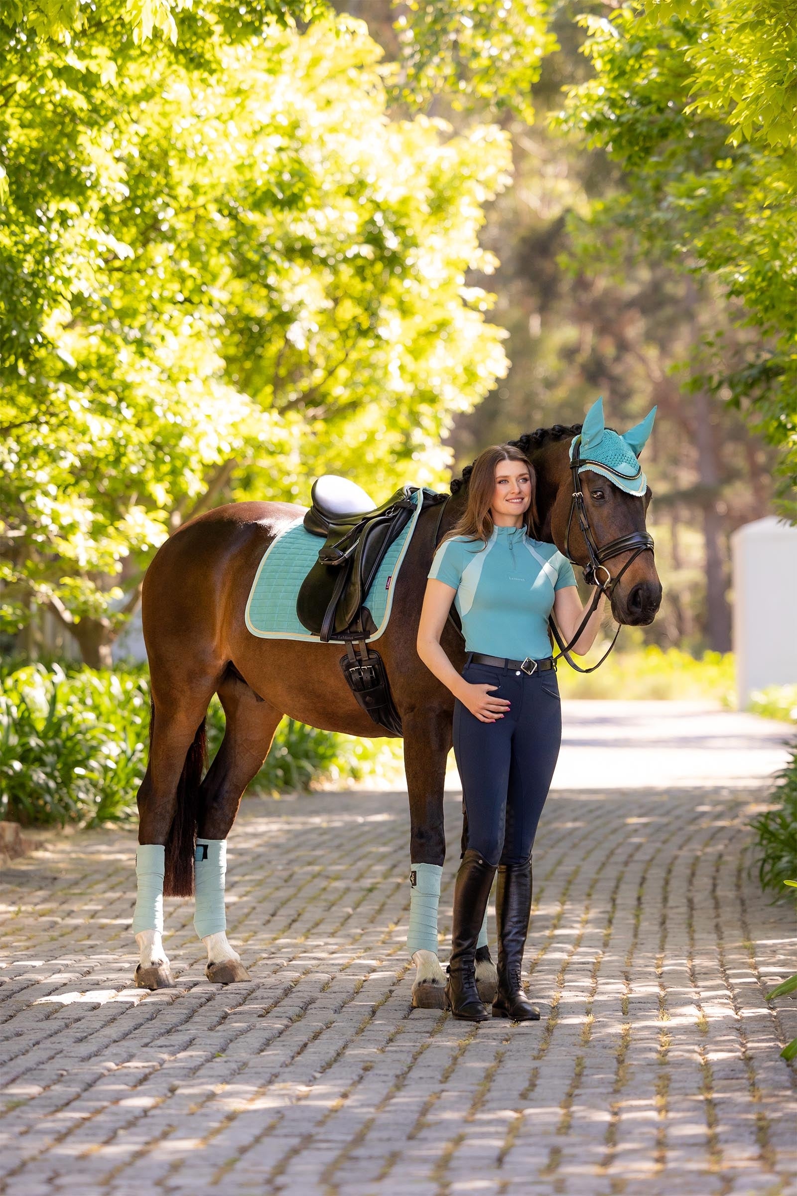 LeMieux Suede Square Dressage Saddle Pad Saddle Pads