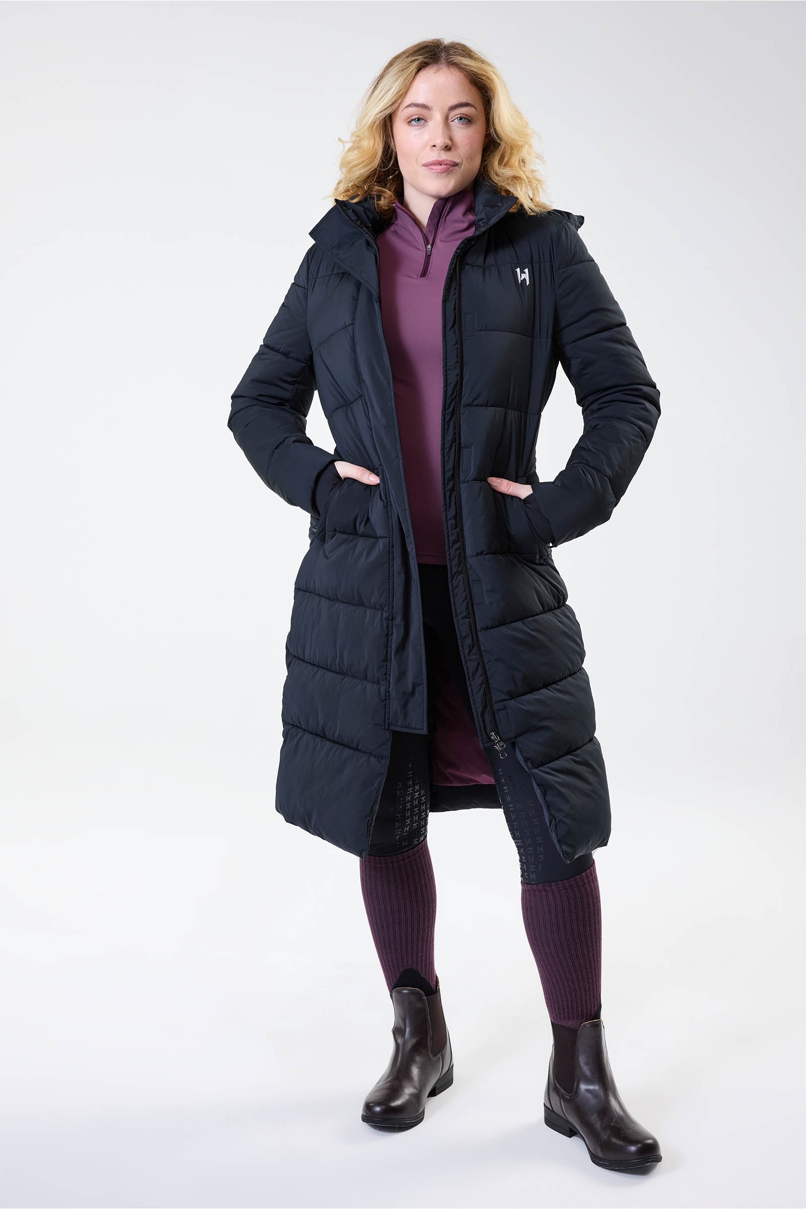 Horseware Verve manteau long matelassé pour femme Vêtements d'équitation femme