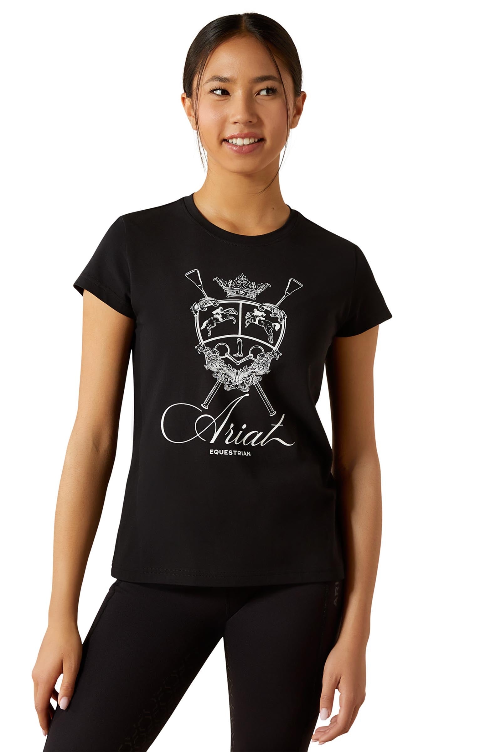 Ariat Ritzy Logo t-shirt enfant à manches courtes Young Rider Apparel