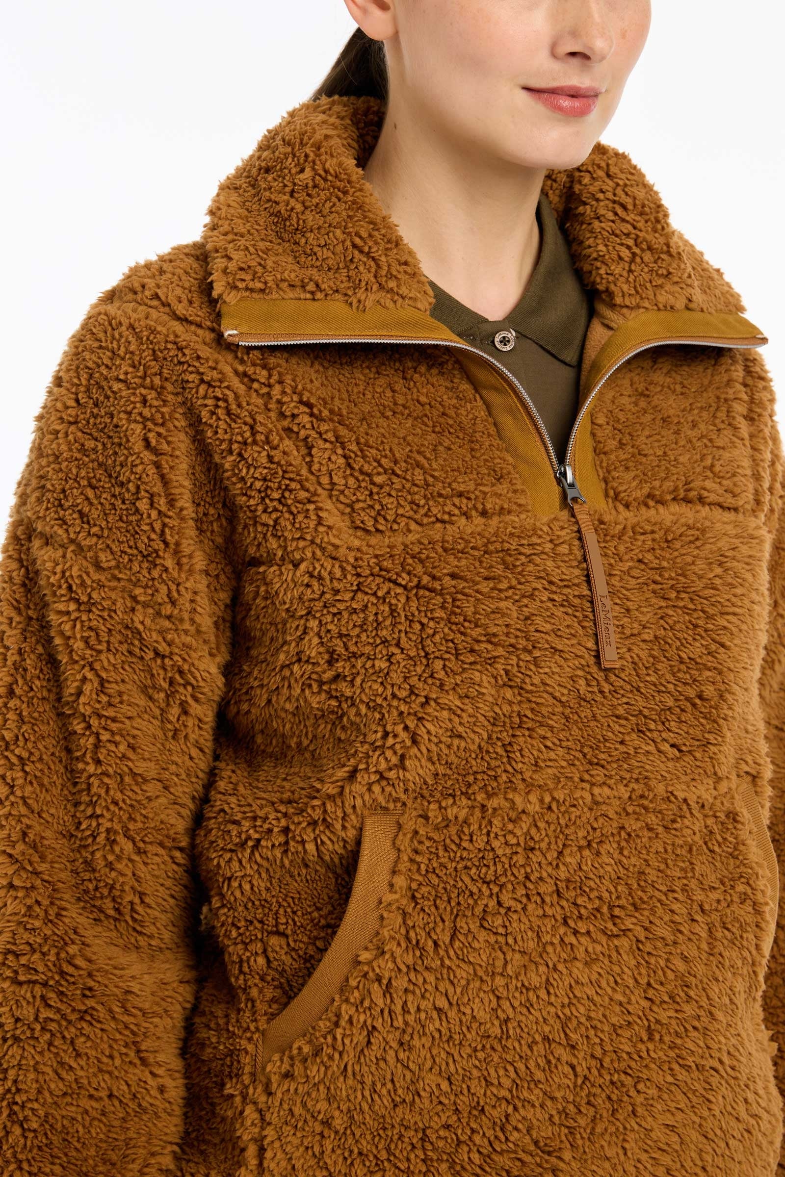 LeMieux Tara Women's Teddy Fleece Jacket Women’s Riding Clothing