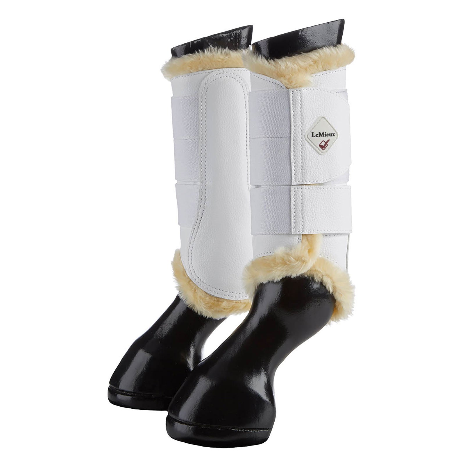 LeMieux Guêtres de protection doublées moumoute Leg Protection & Hoof Protection for Horses