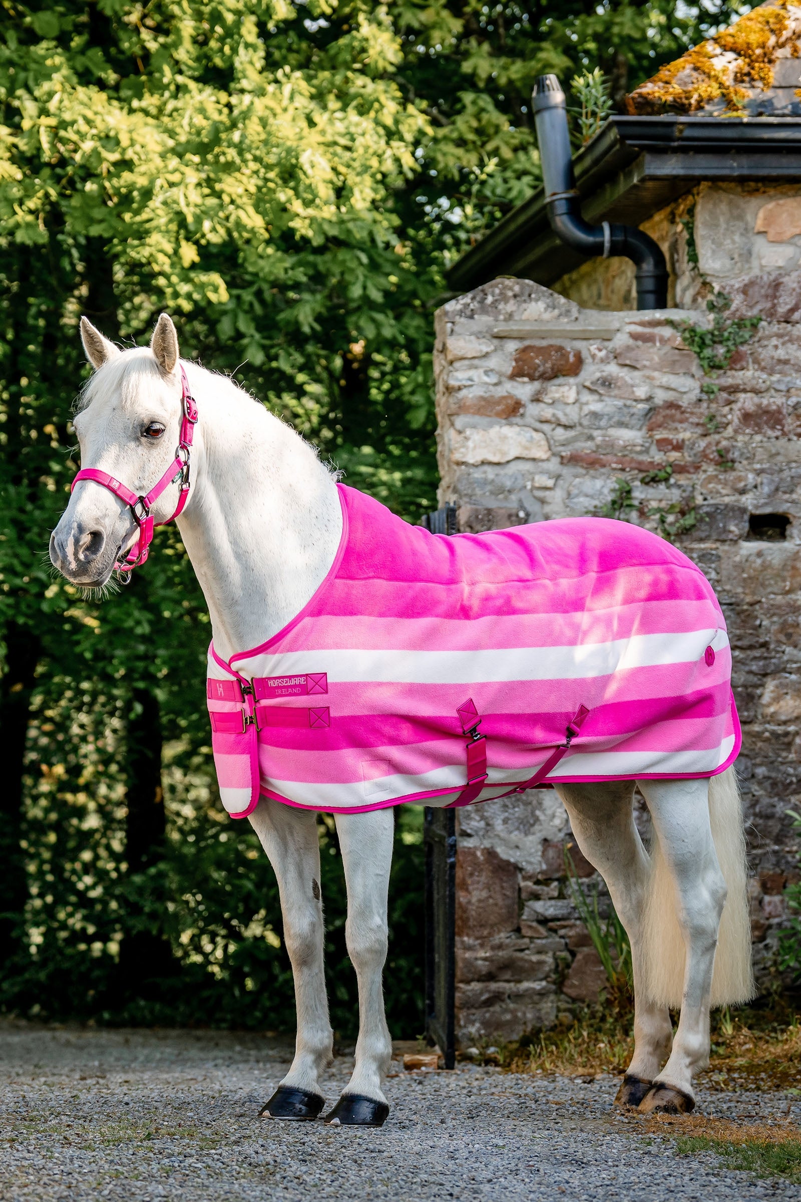 Mini-couverture bleue Azur pour cheval en peluche Lemieux