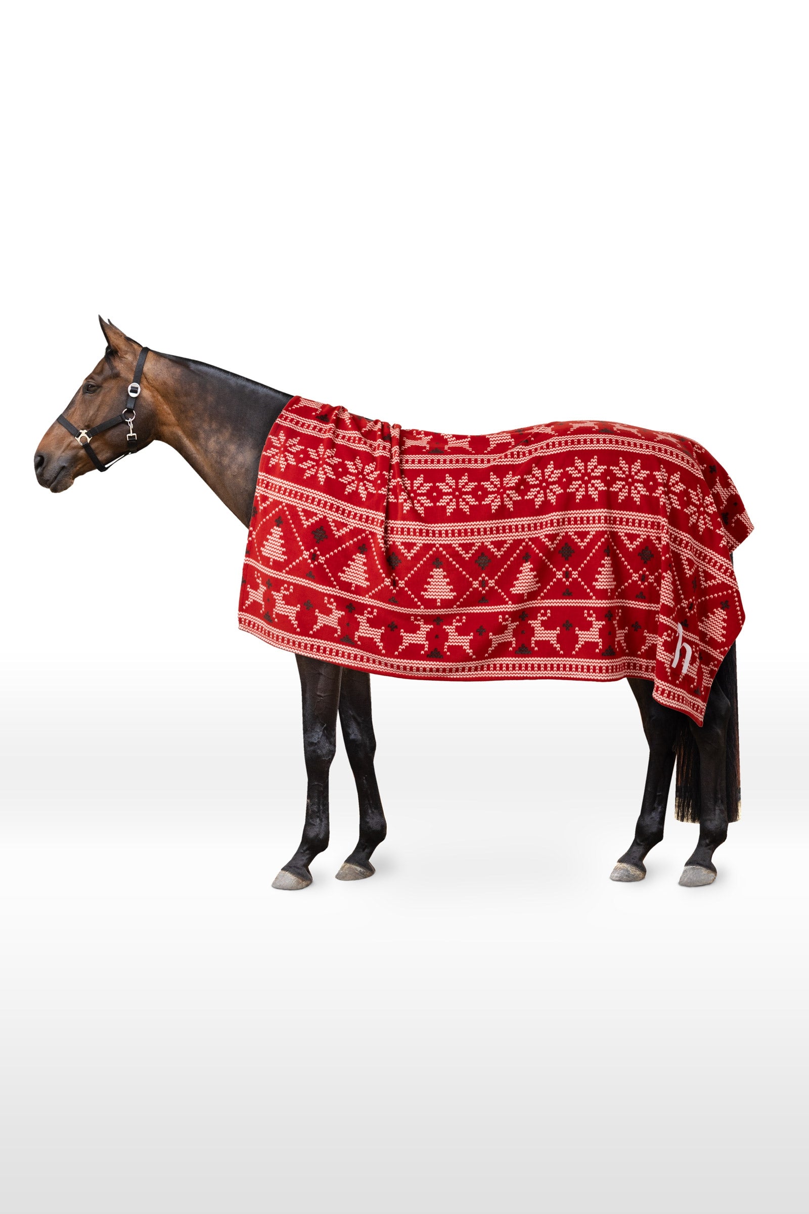 Horze Plaid de Noël Couvertures cheval