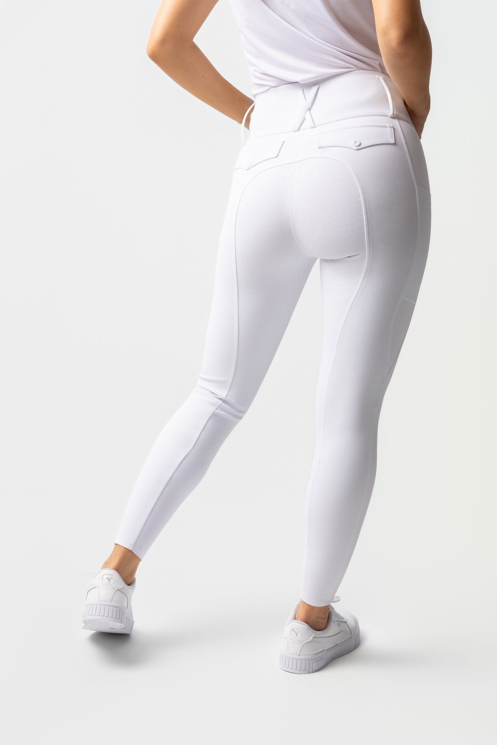 Horze Leonie pantalon d'équitation femme à fond intégral en silicone UPF 40+ Womens Breeches