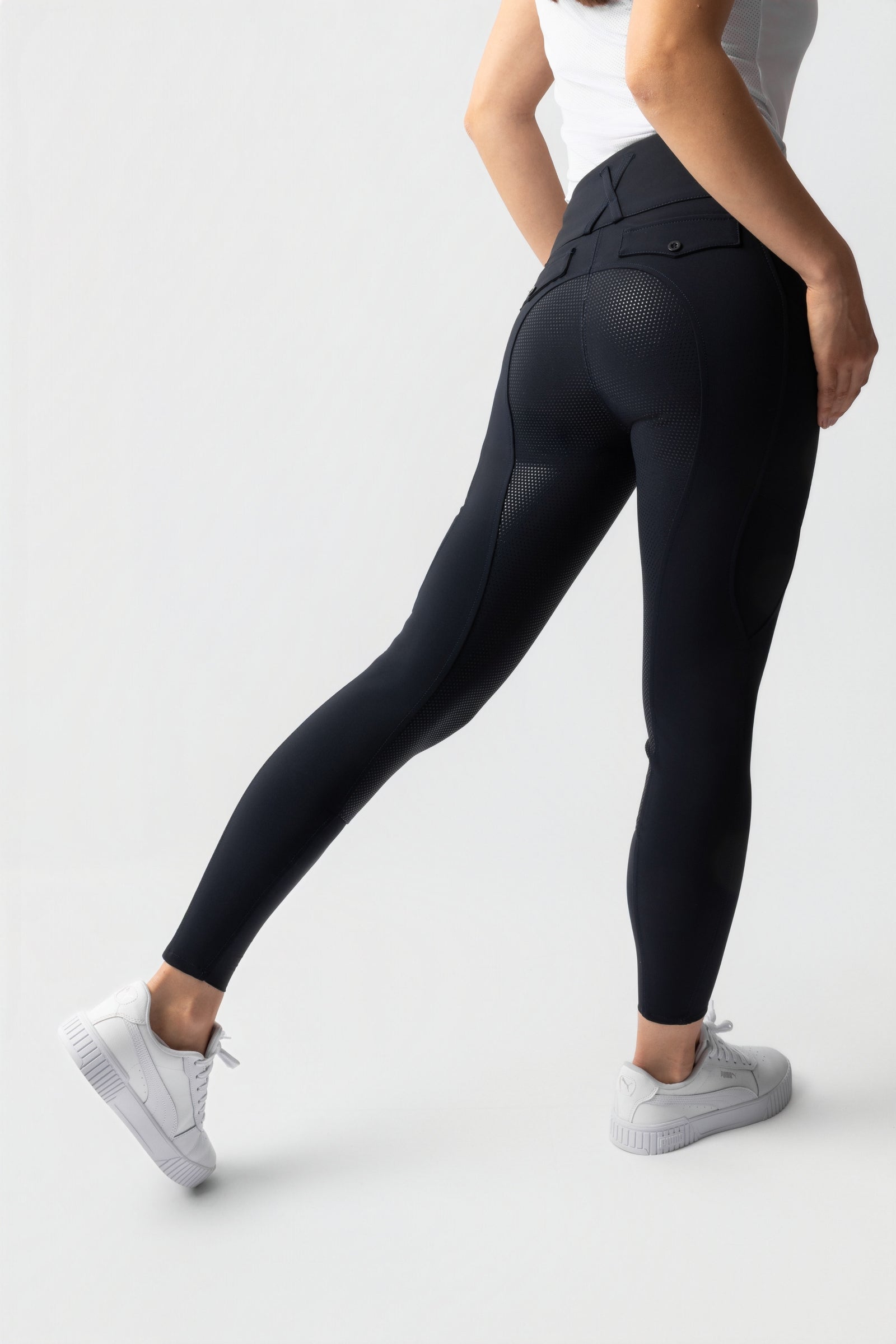 Horze Leonie pantalon d'équitation femme à fond intégral en silicone UPF 40+ Womens Breeches