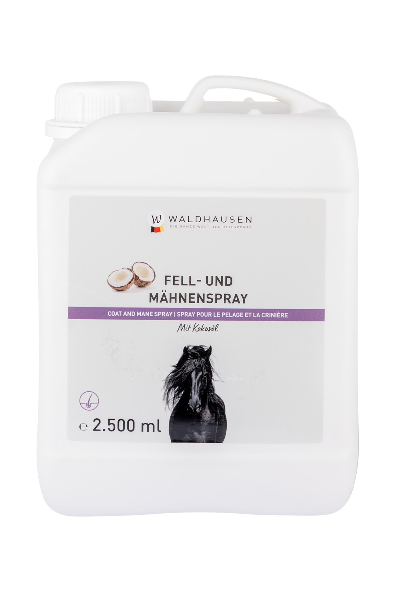 Waldhausen Spray pour pelage et crinière avec huile de coco, 2500ml Soins