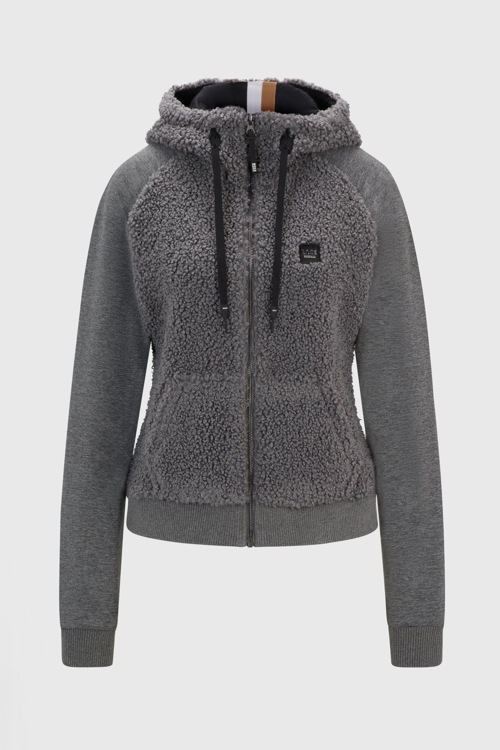 Boss Sweat à capuche hybride Riva Teddy Zip Vêtements d'équitation femme