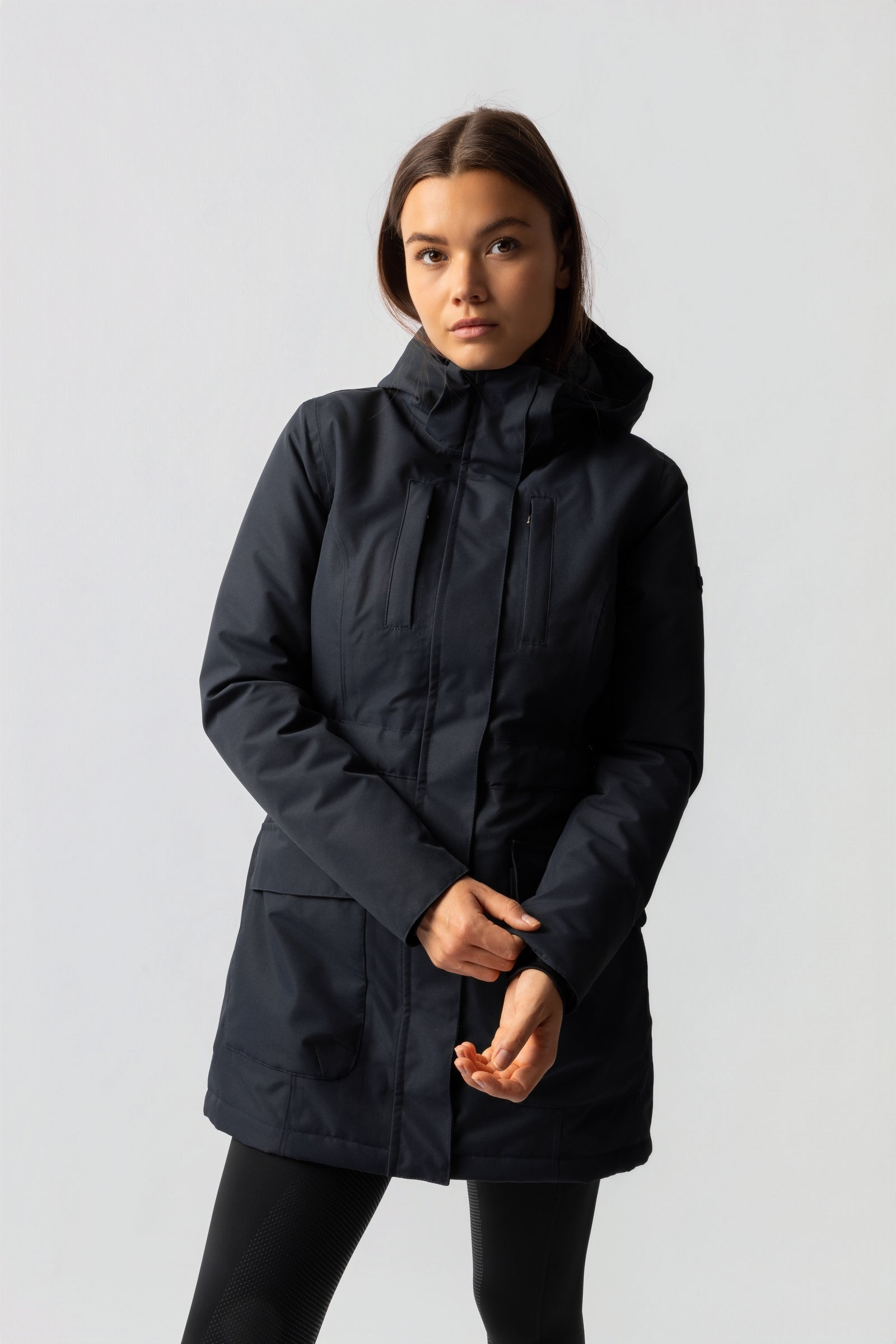 Veste De Dressage équestre Hawthorne Femme - Noire, Boutons Dorés (occasion)