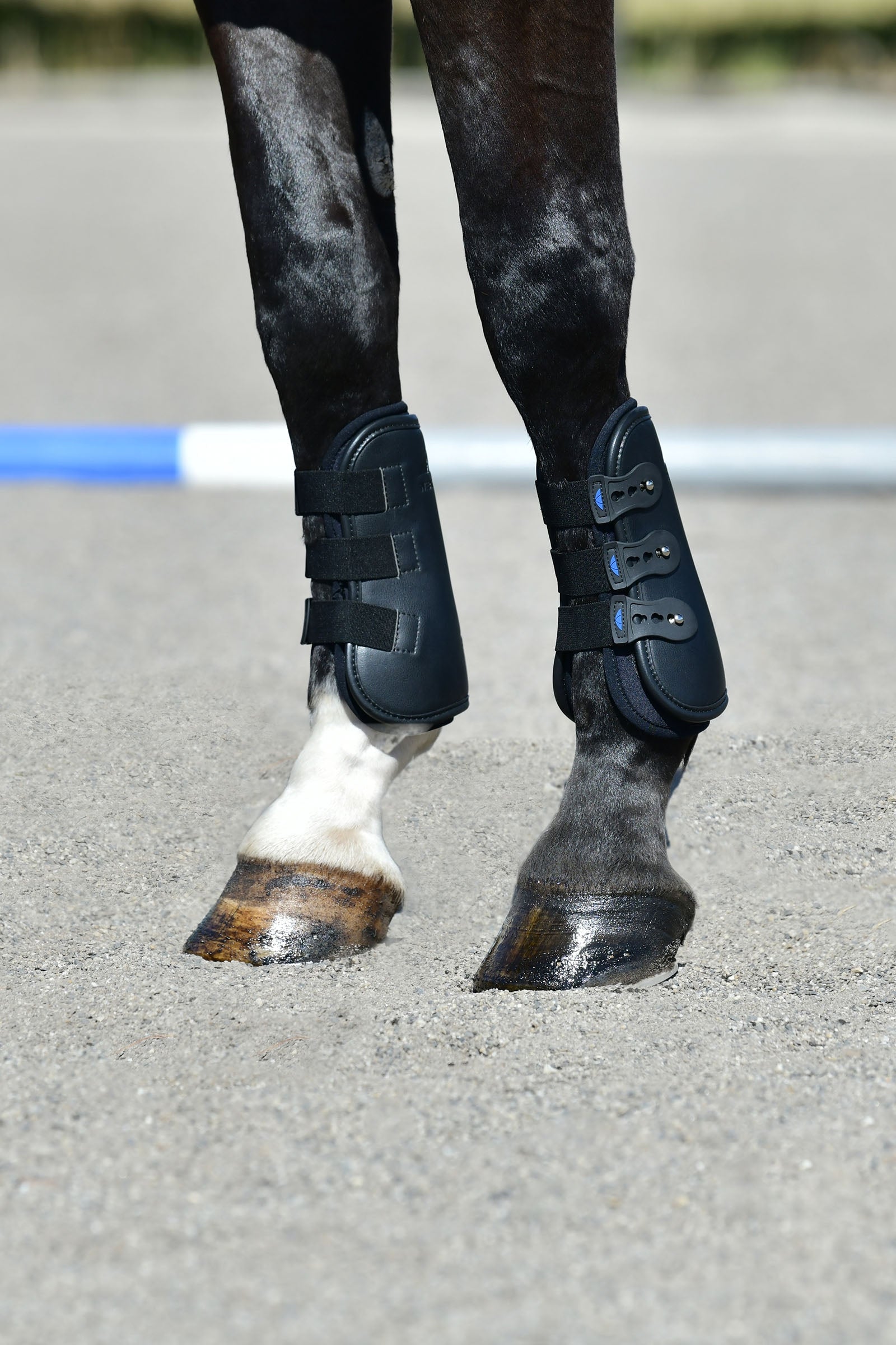 Weatherbeeta Tough-Tec Pro Open Front Boots Leg Protection & Hoof Protection for Horses