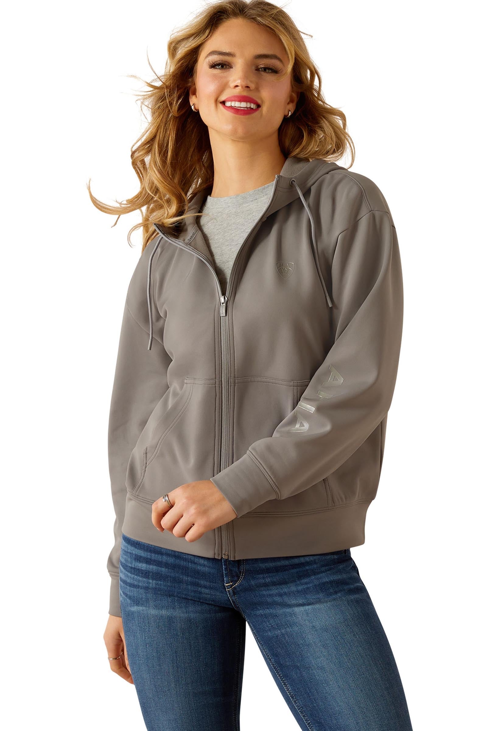 Ariat Breeze sweat à capuche pour femme avec zip intégral Vêtements d'équitation femme