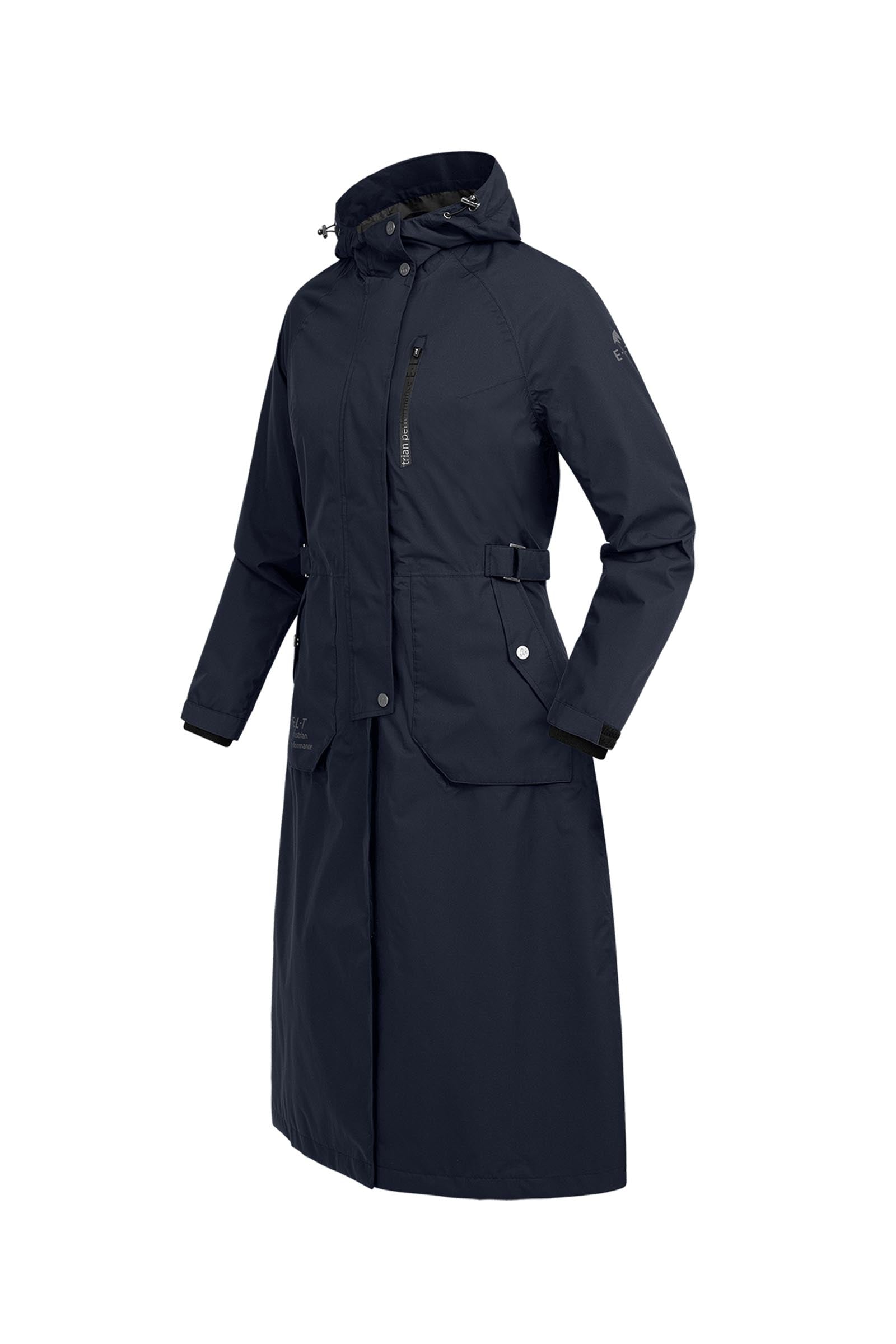 ELT Fehmarn Manteau de pluie d'équitation pour femmes – Bleu foncé