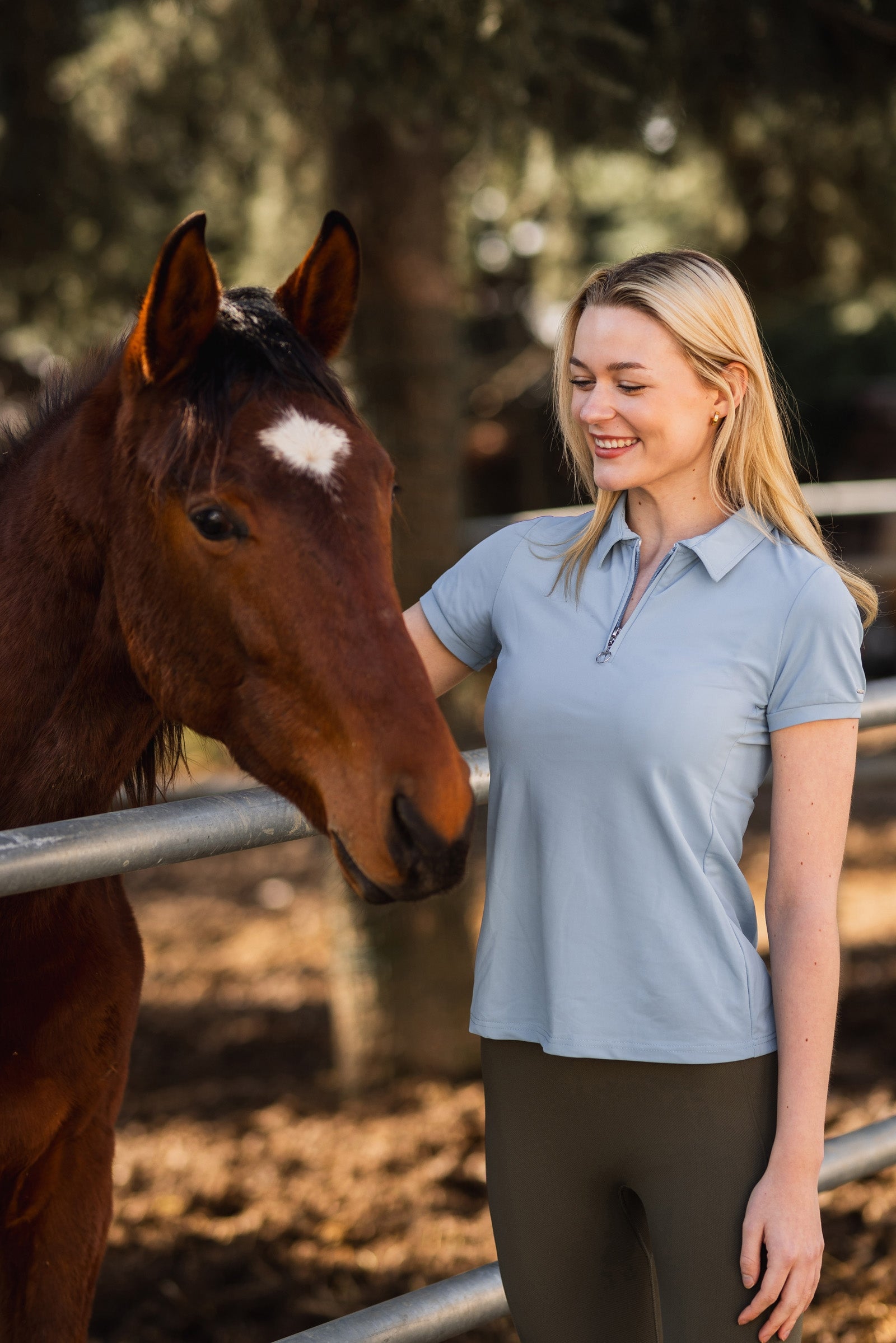 Horze Willow Women's Functional Polo Shirt Women’s Riding Clothing