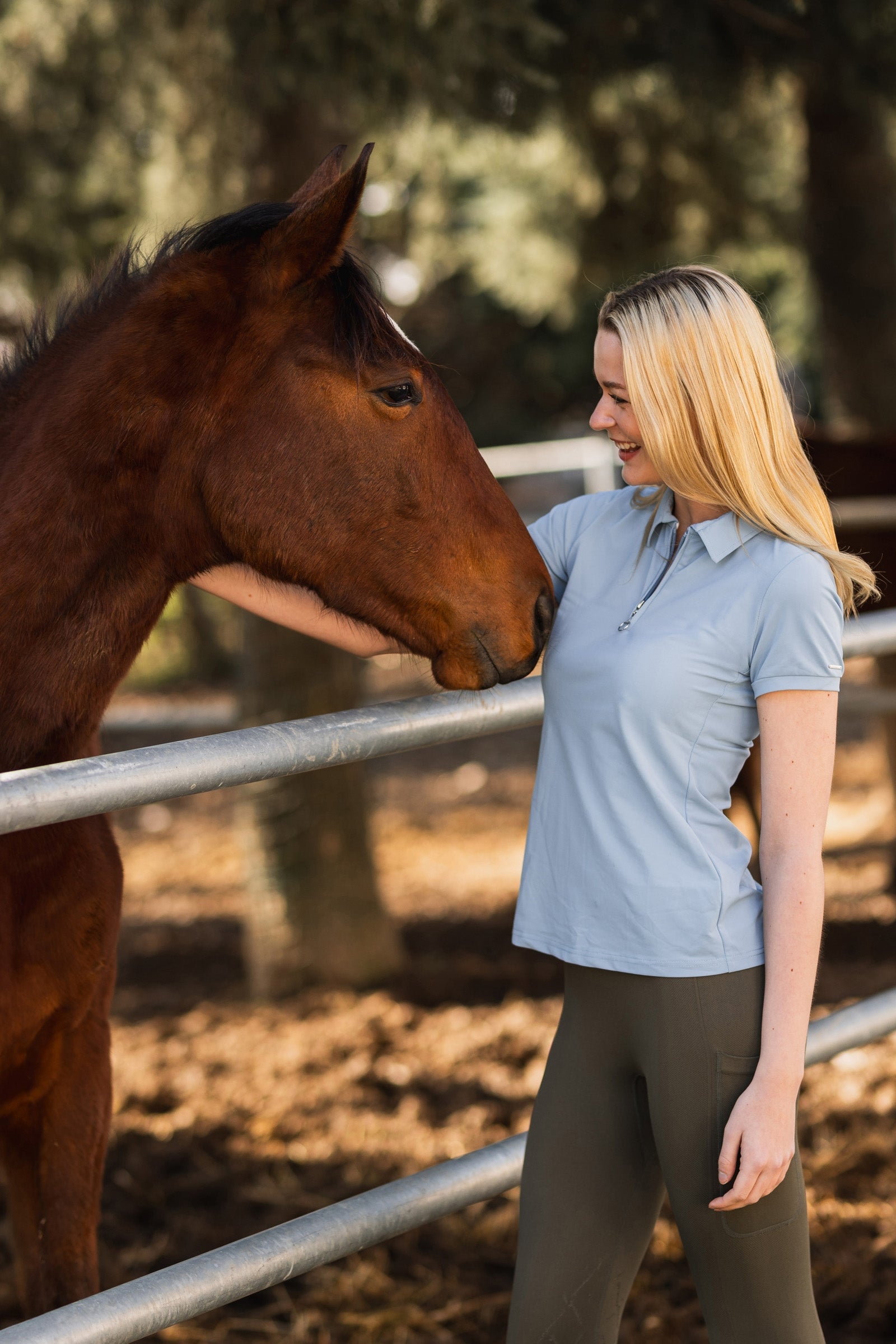 Horze Willow Women's Functional Polo Shirt Women’s Riding Clothing