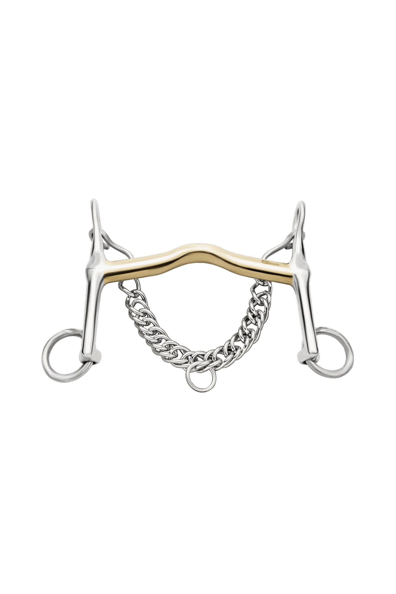 Sprenger Novocontact Weymouth 14mm Sensogan avec branches en inox de 5cm Mors