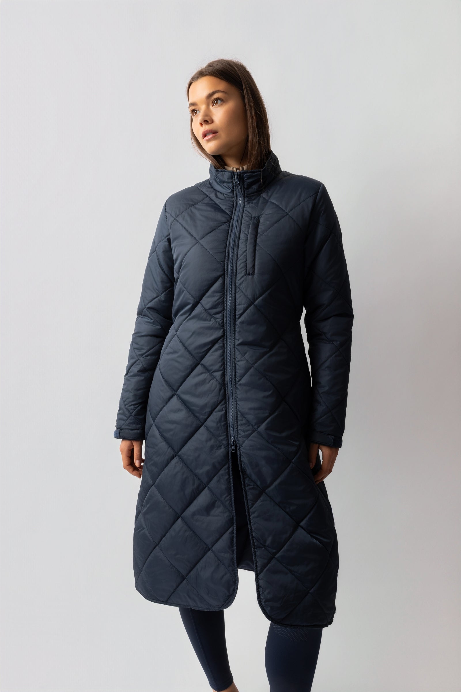 Horze Hazel Veste longue à porter sous une autre pour femmes Vêtements d'équitation femme