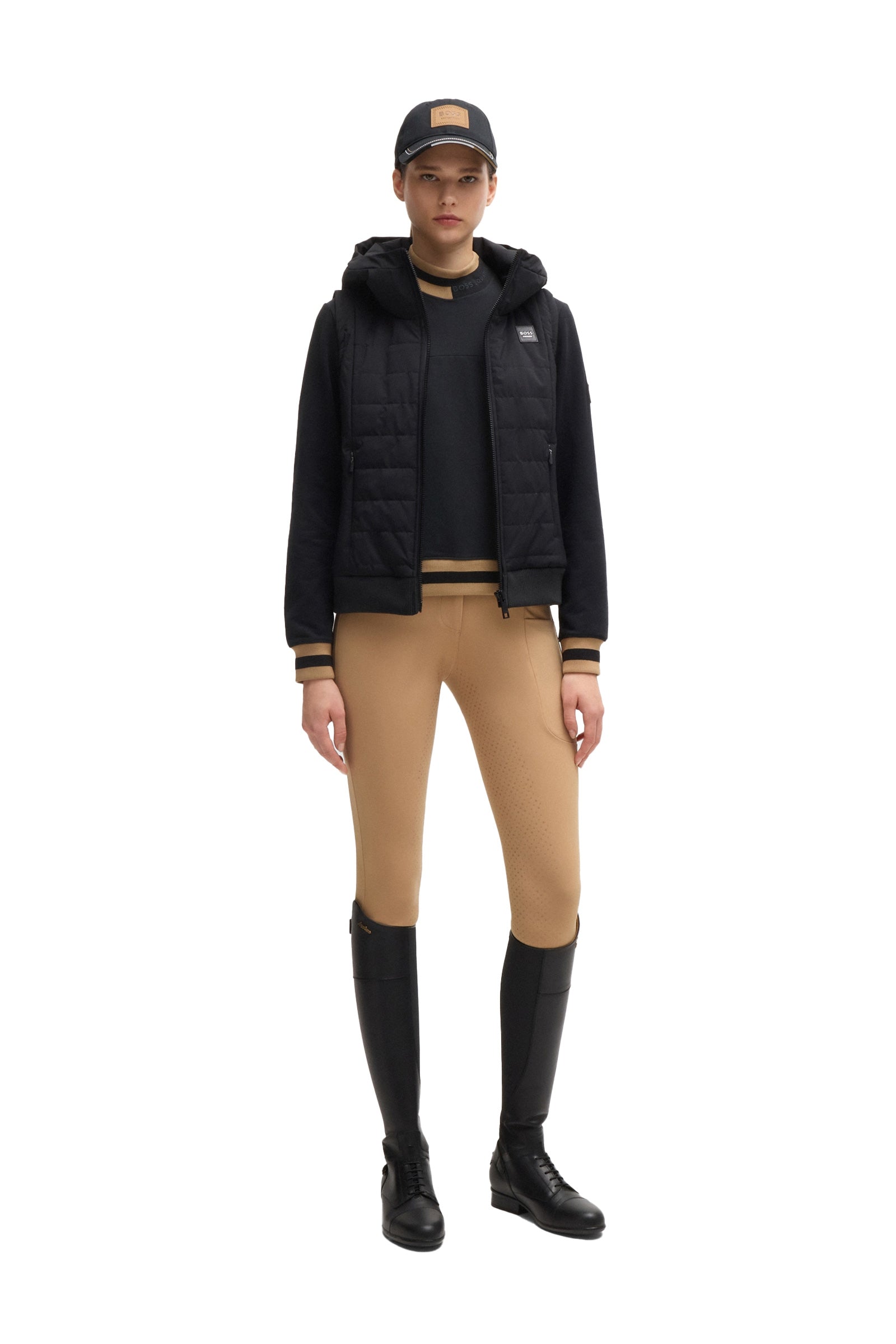 Boss Kim Women´s Sweater With Stand-up Collar Women’s Riding Clothing